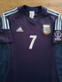 2002 Argentina Away World Cup Football Shirt C. Lopez #7