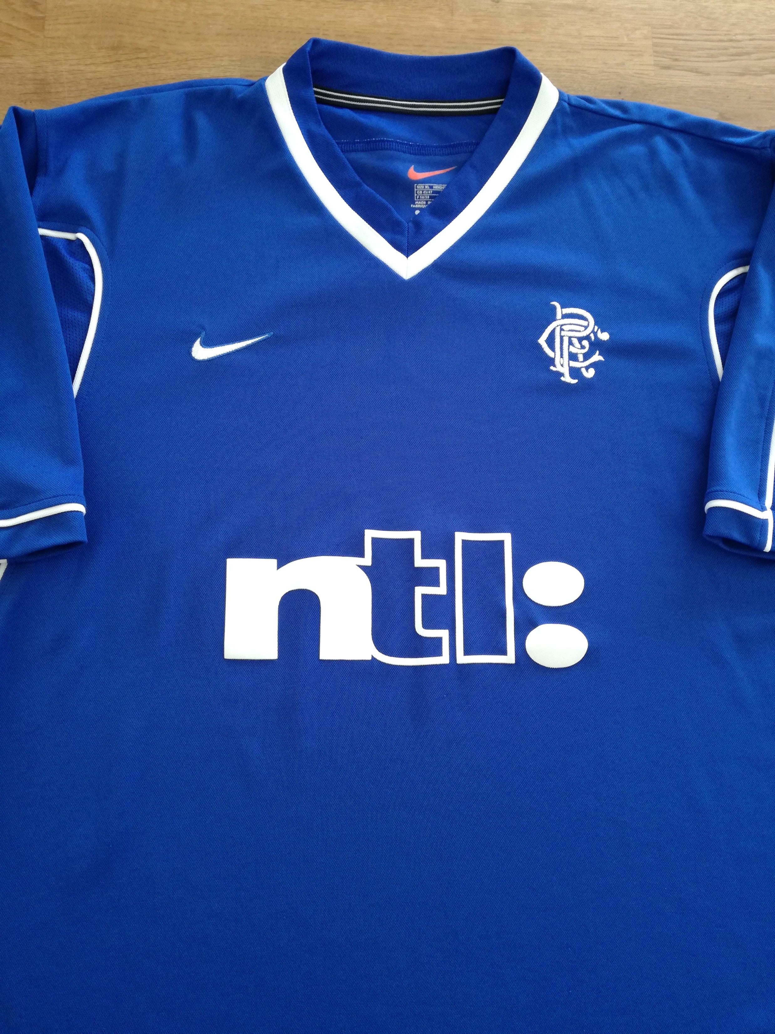 1999/00 Rangers Home Football Shirt