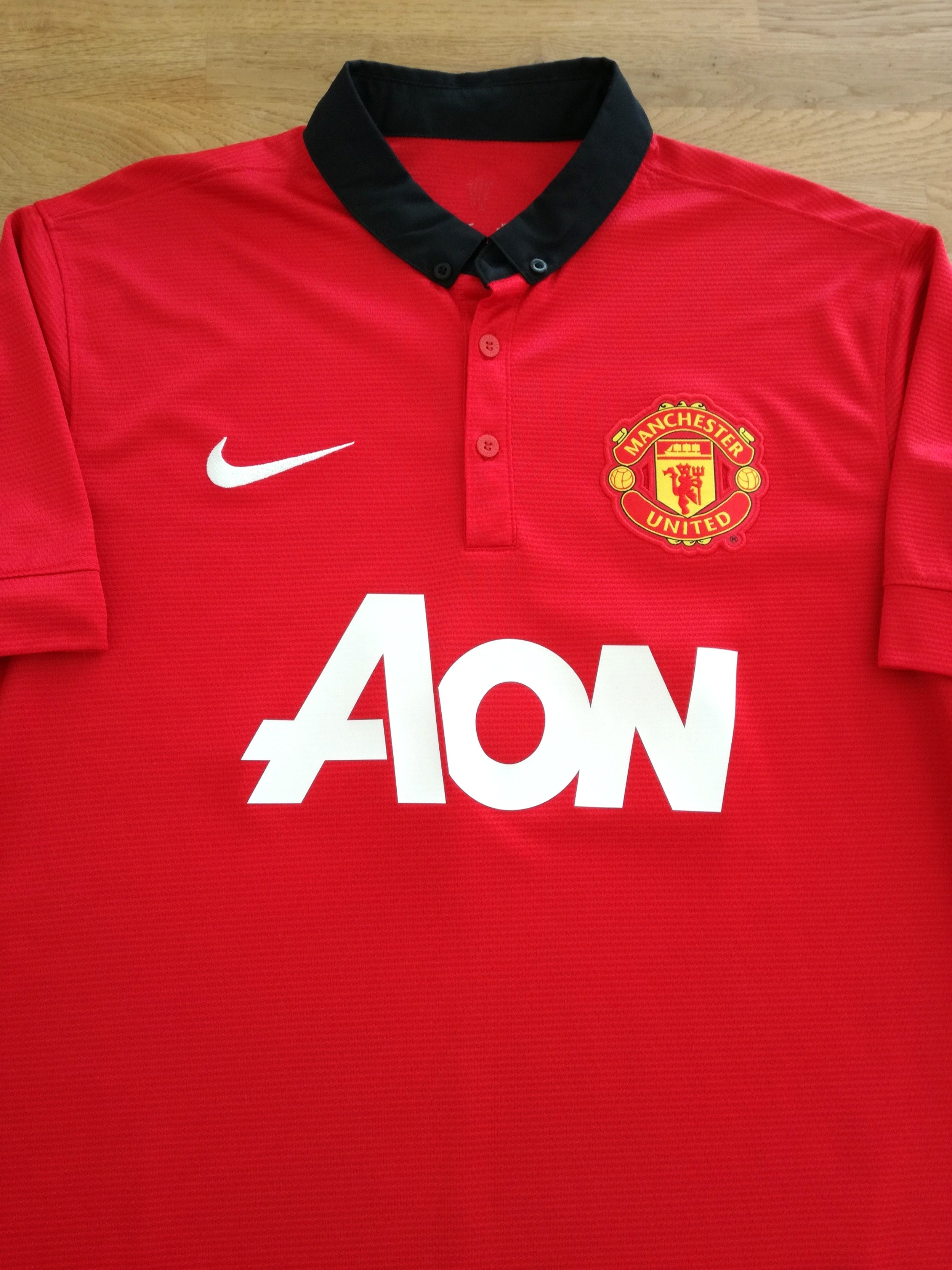 2013/14 Man Utd Home Football Shirt