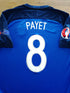2016 France Home European Championship Football Shirt Payet #8