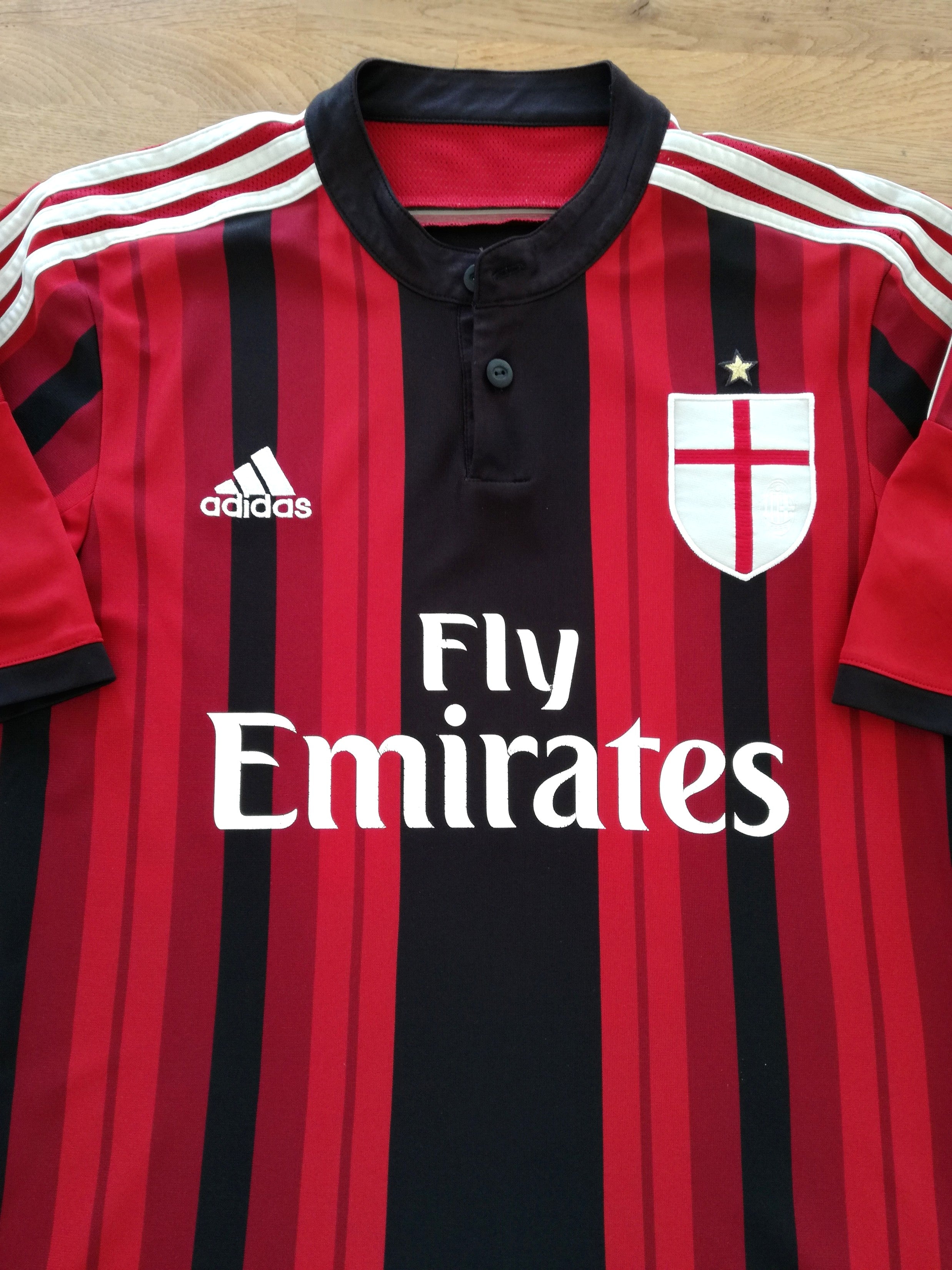 2014/15 AC Milan Home Football Shirt (S)