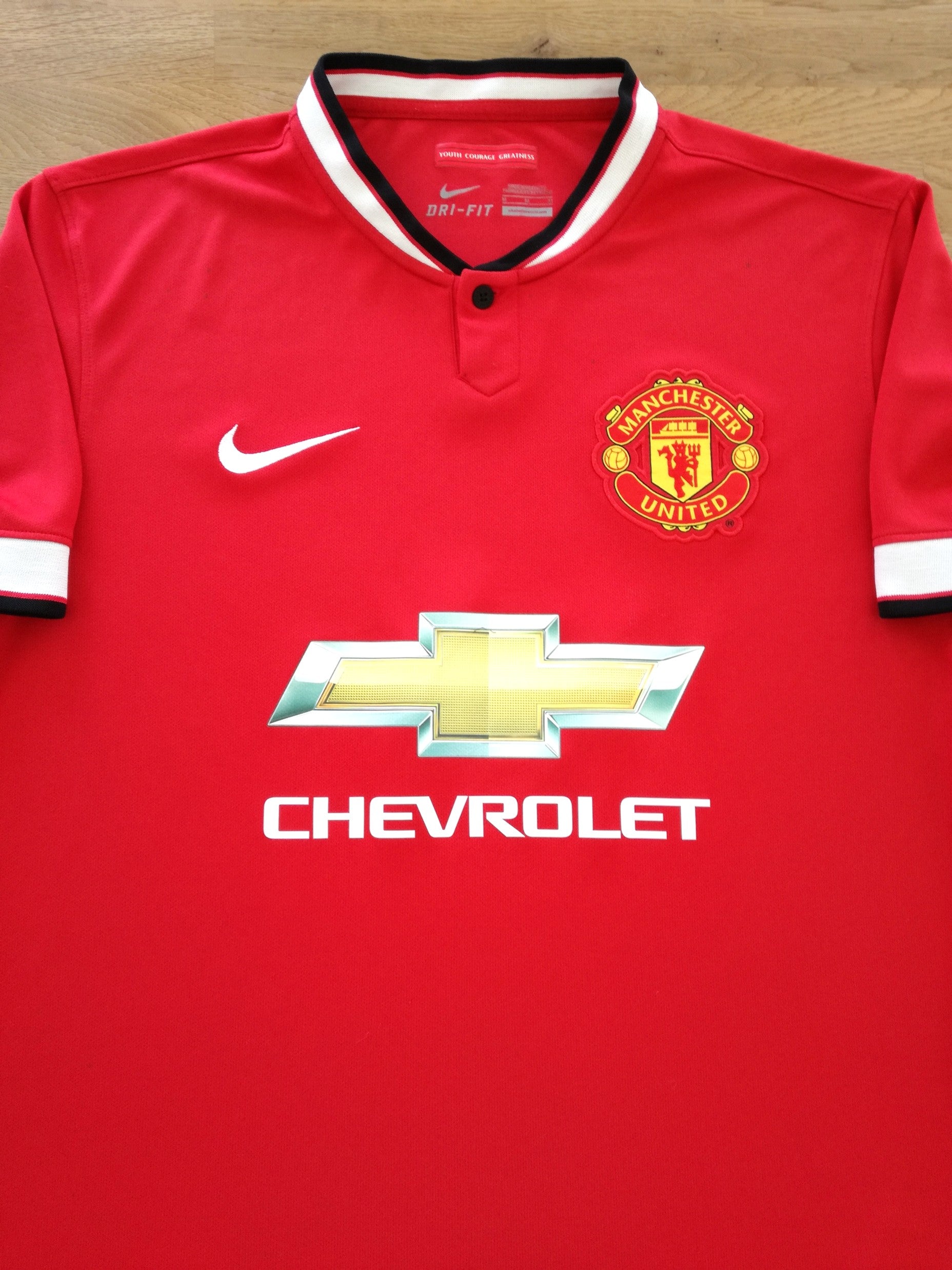 2014/15 Man Utd Home Football Shirt