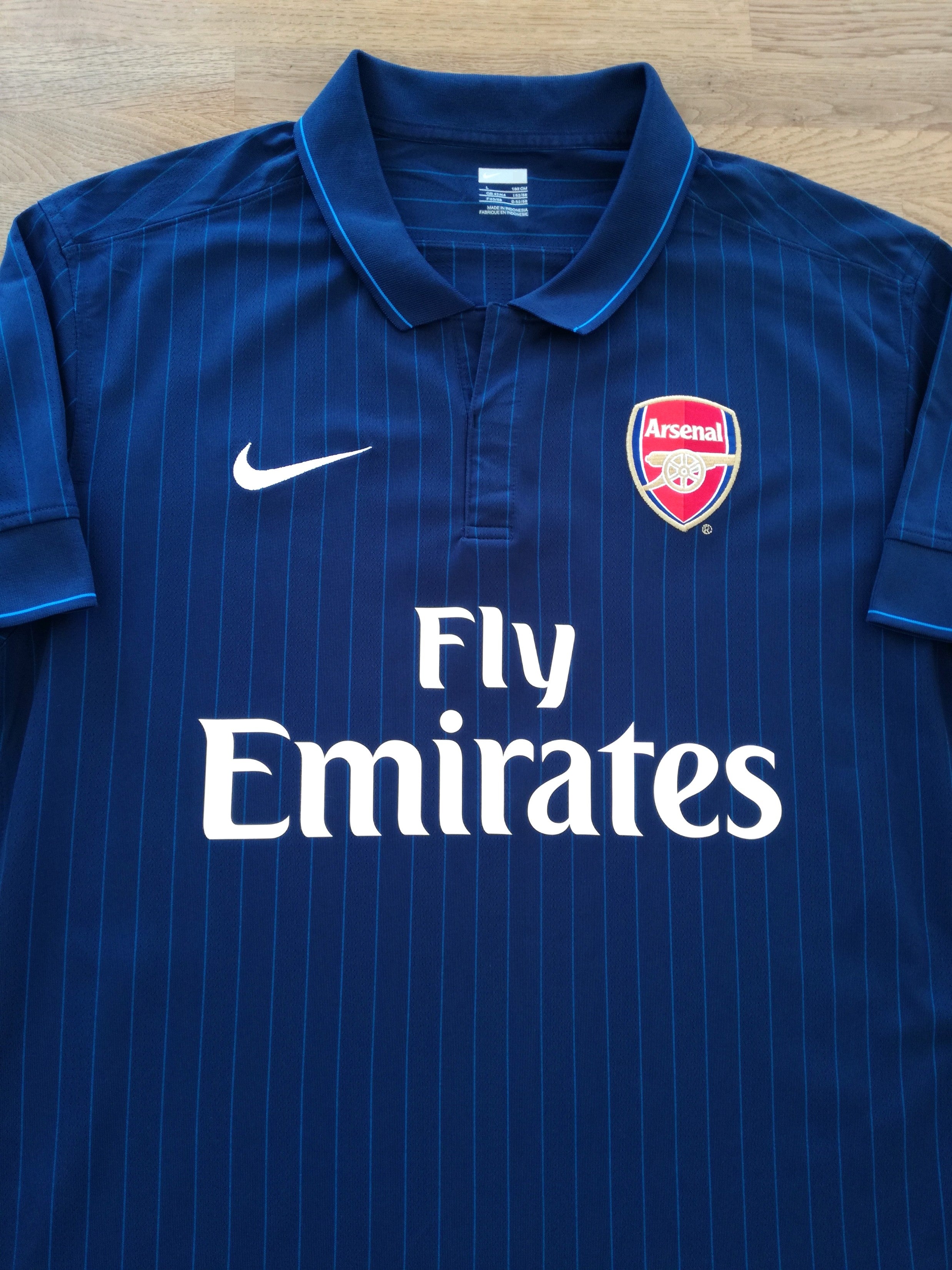 2009/10 Arsenal Away Player Issue Football Shirt (L)
