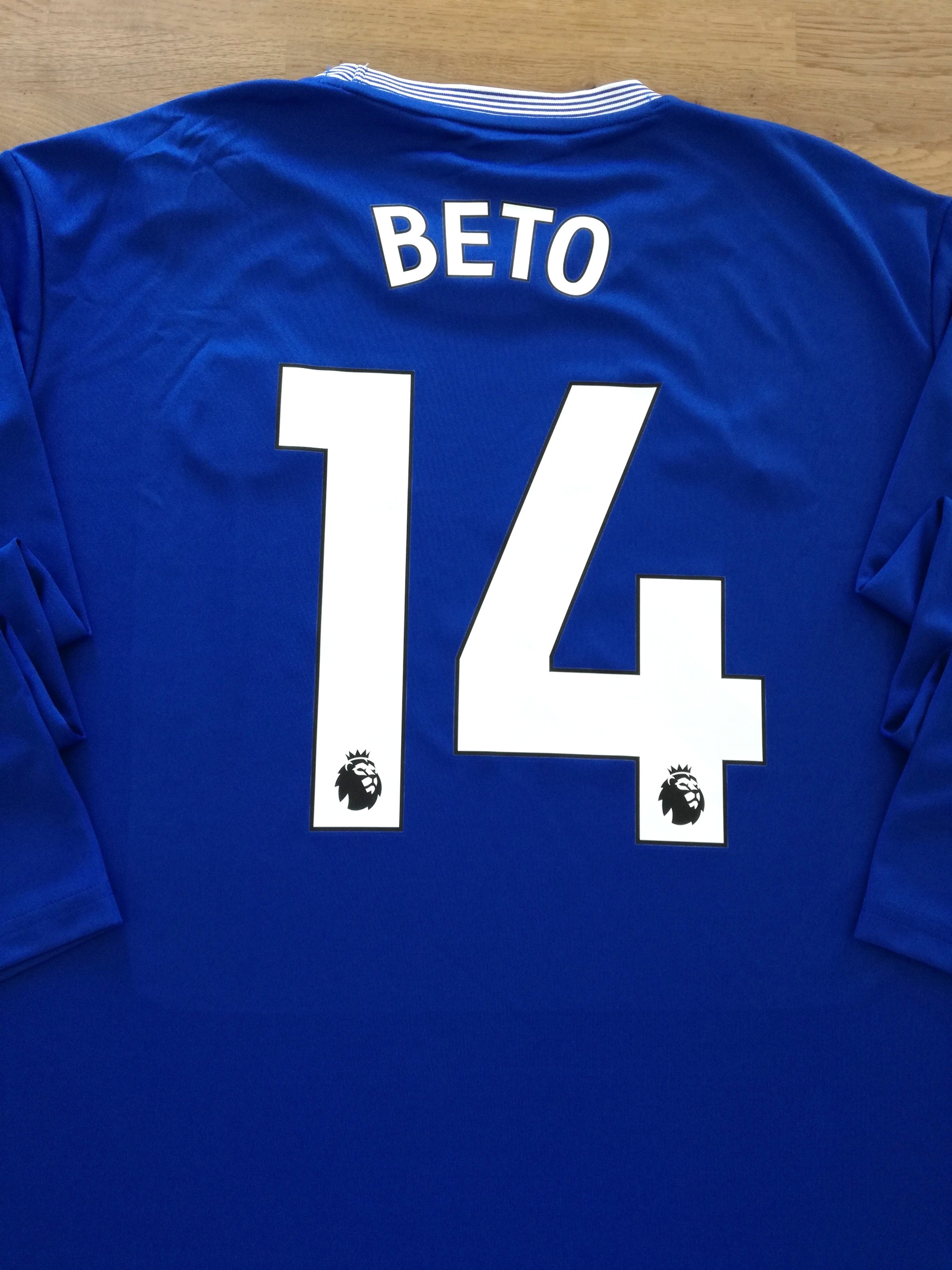 2024/25 Everton Home Premier League Long Sleeve Football Shirt Beto #14