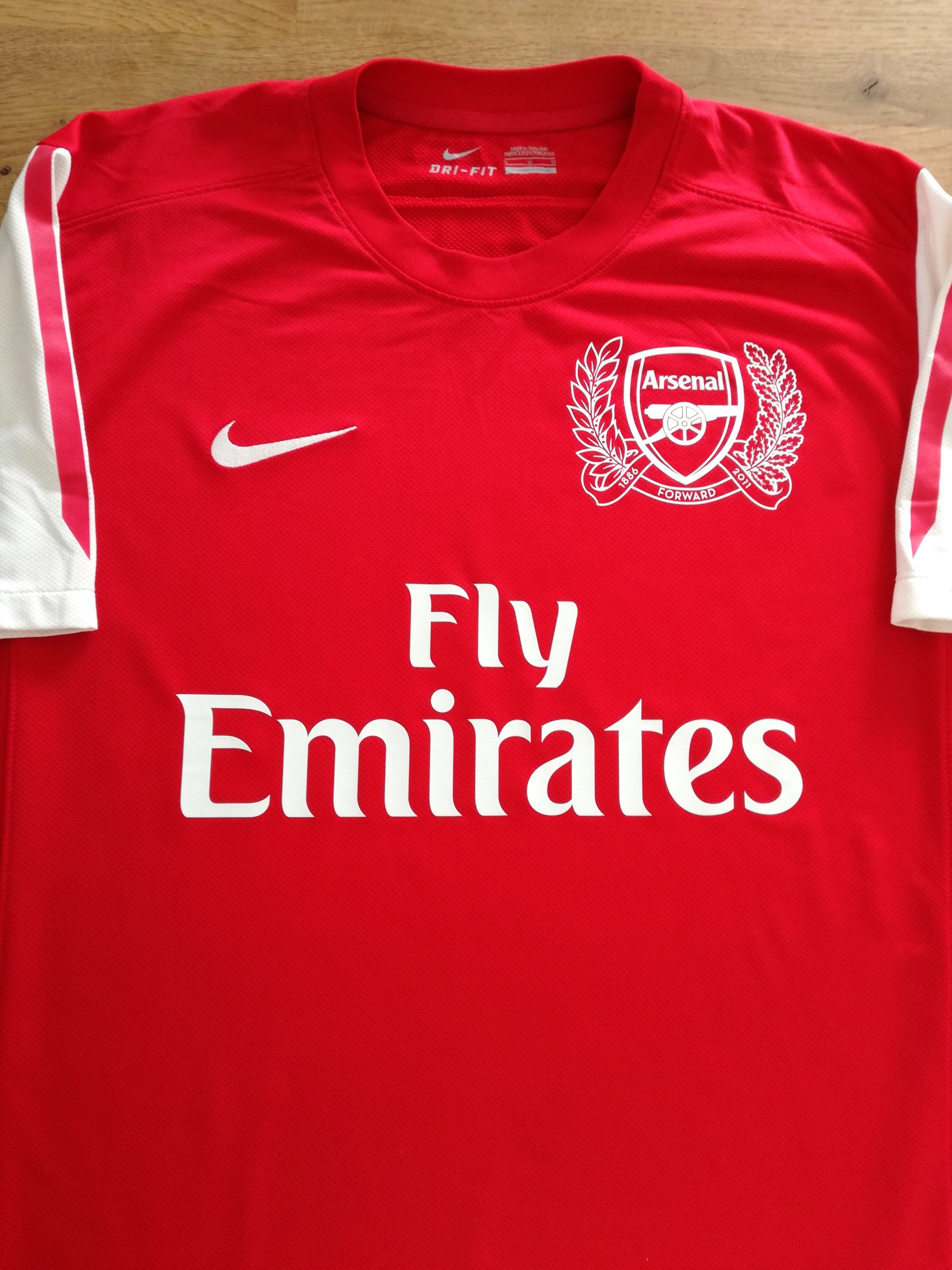 2011/12 Arsenal Home 125th Anniversary Football Shirt