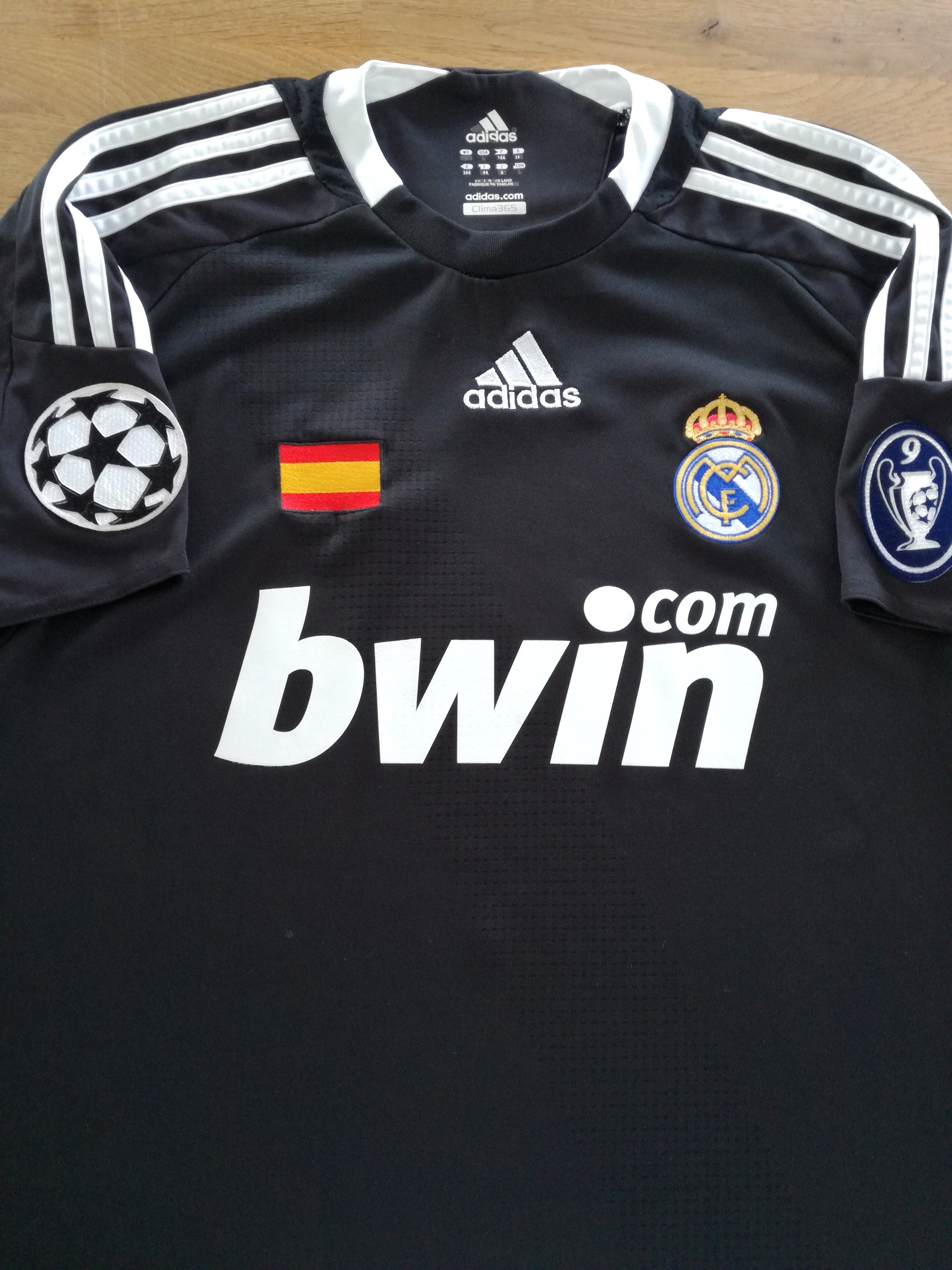 2008/09 Real Madrid 3rd Champions League Football Shirt