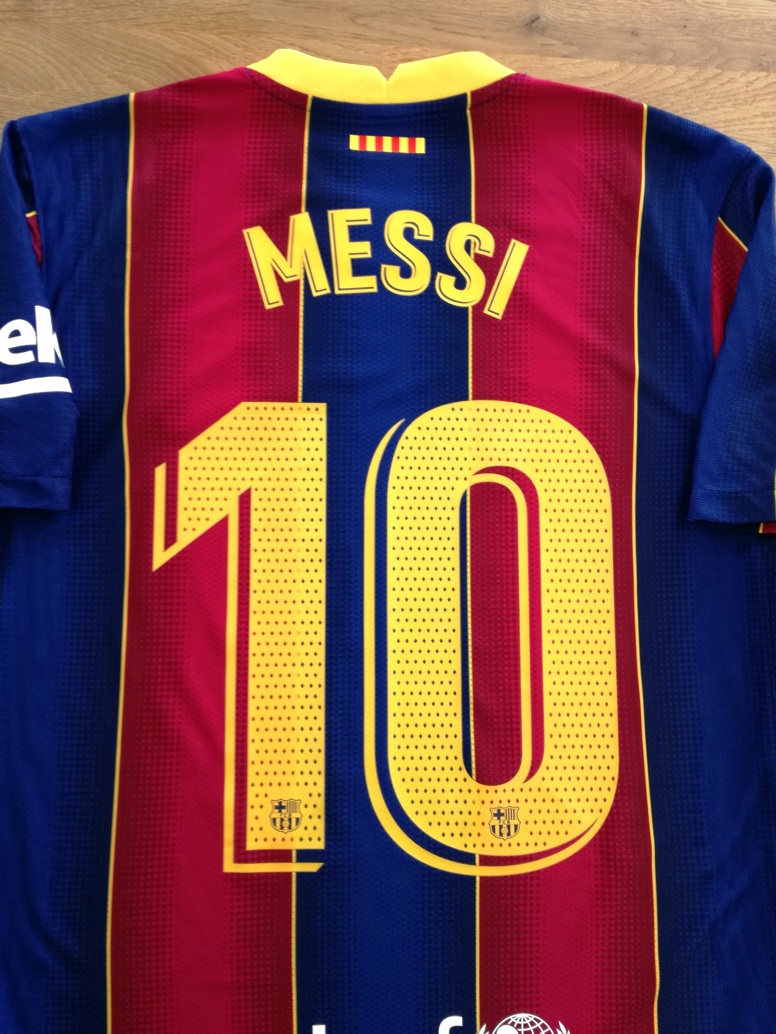 2020/21 Barcelona Home Authentic Football Shirt Messi #10