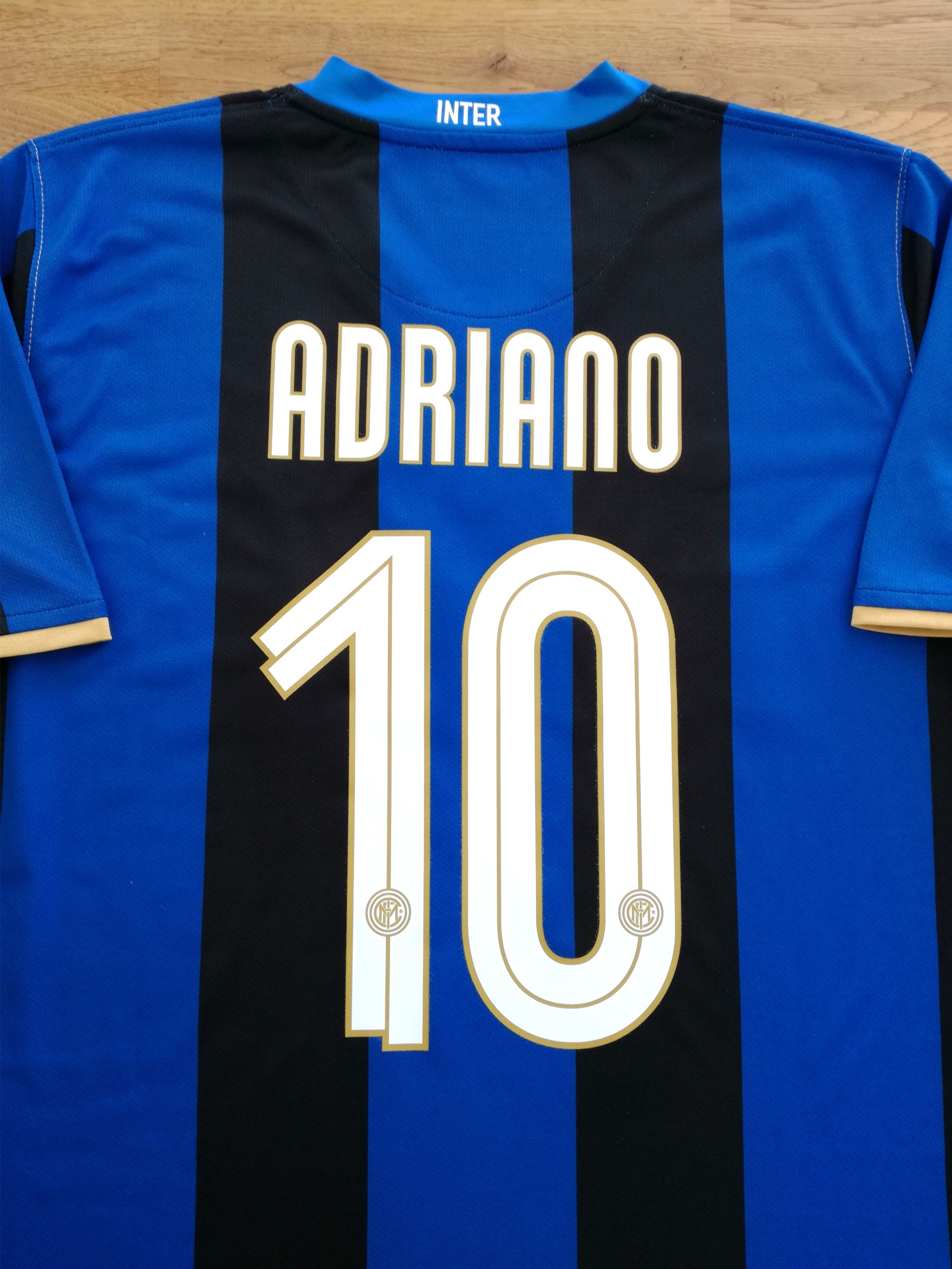 2008/09 Internazionale Home Football Shirt Adriano #10
