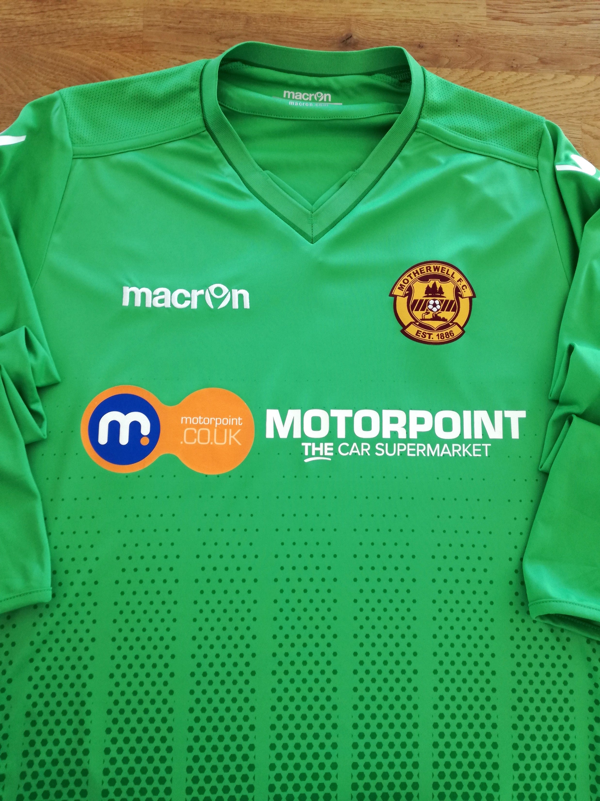 2016/17 Motherwell GK Football Shirt