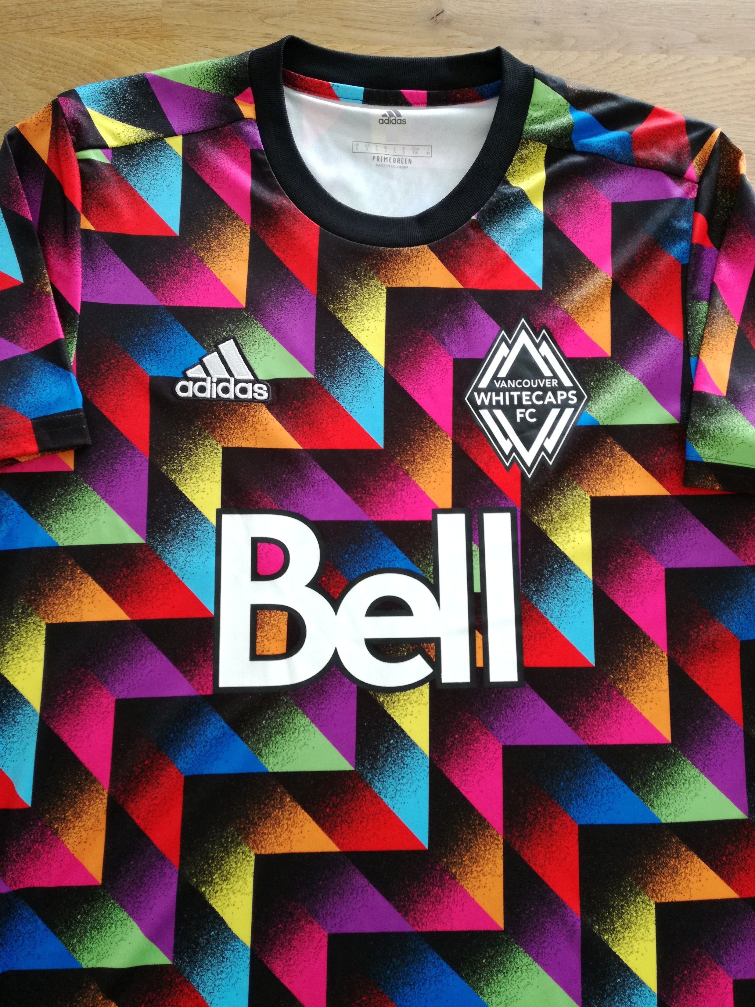 2022 Vancouver Whitecaps LGBTQ+ Pre Match Shirt