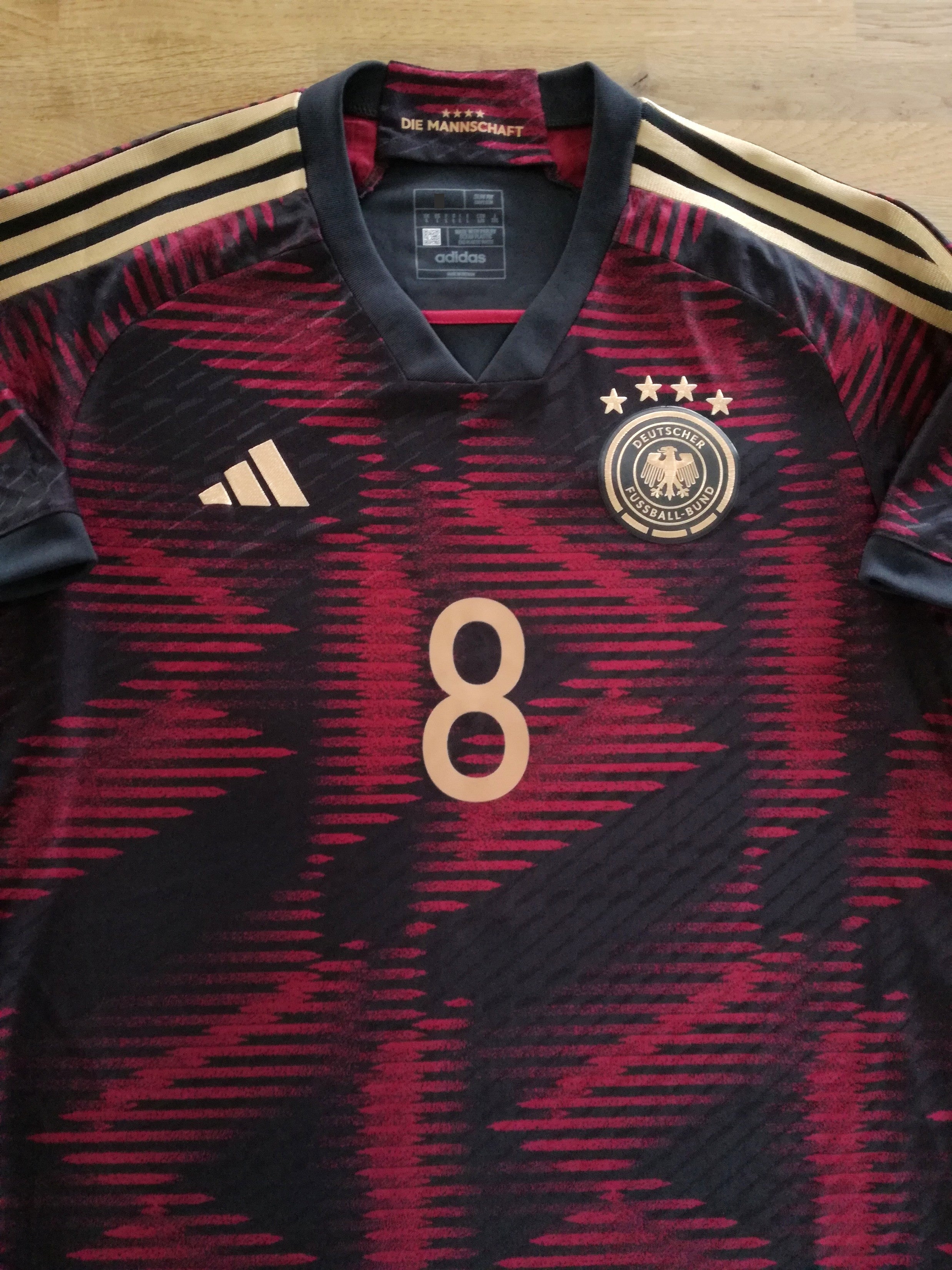 2022/23 Germany Away Authentic Football Shirt Goretzka #8