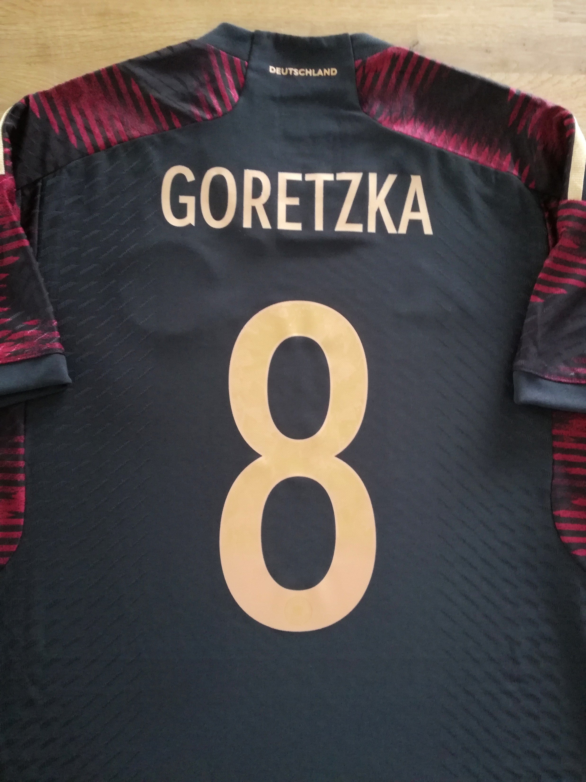 2022/23 Germany Away Authentic Football Shirt Goretzka #8