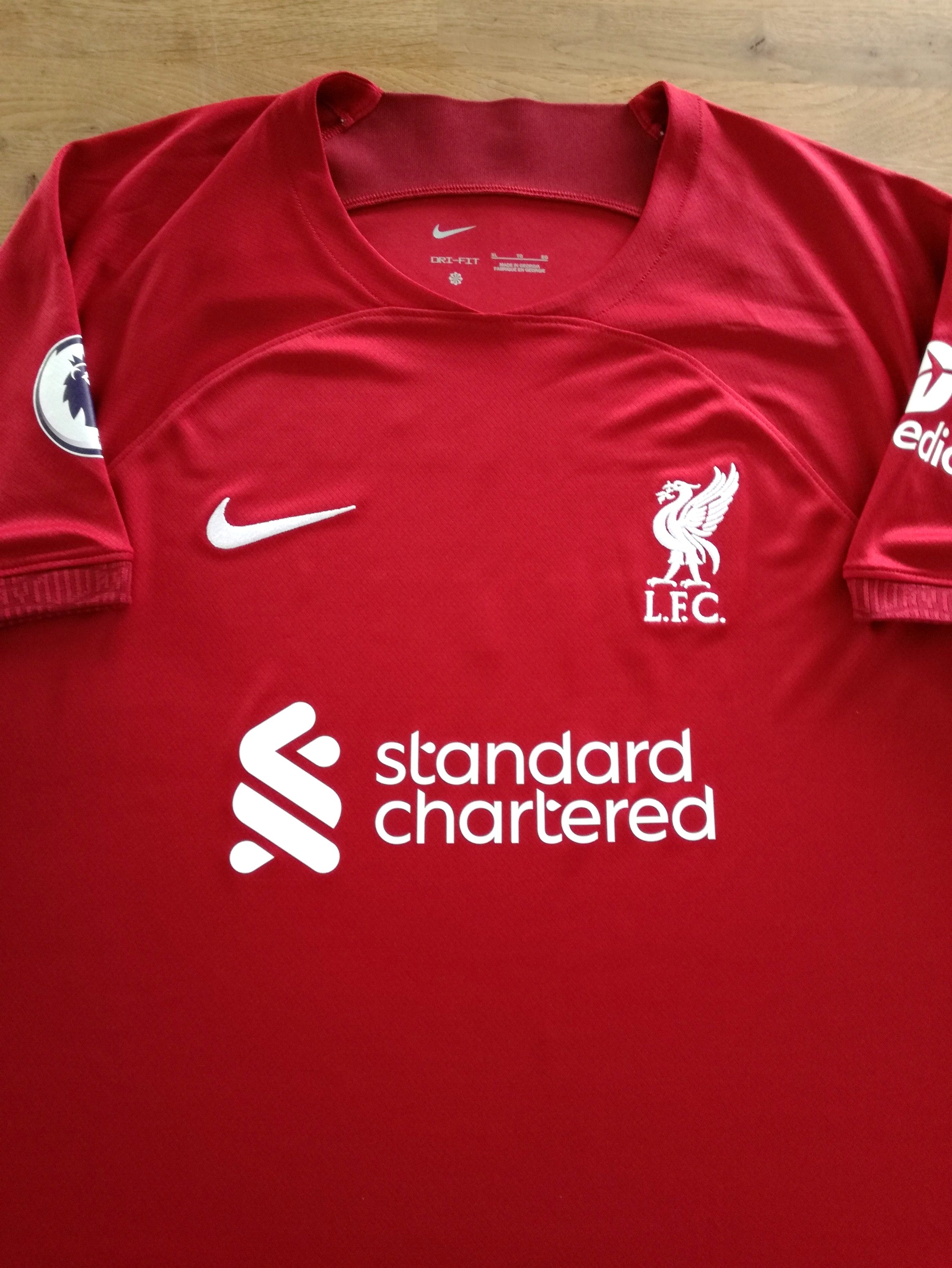 2022/23 Liverpool Home Premier League Football Shirt