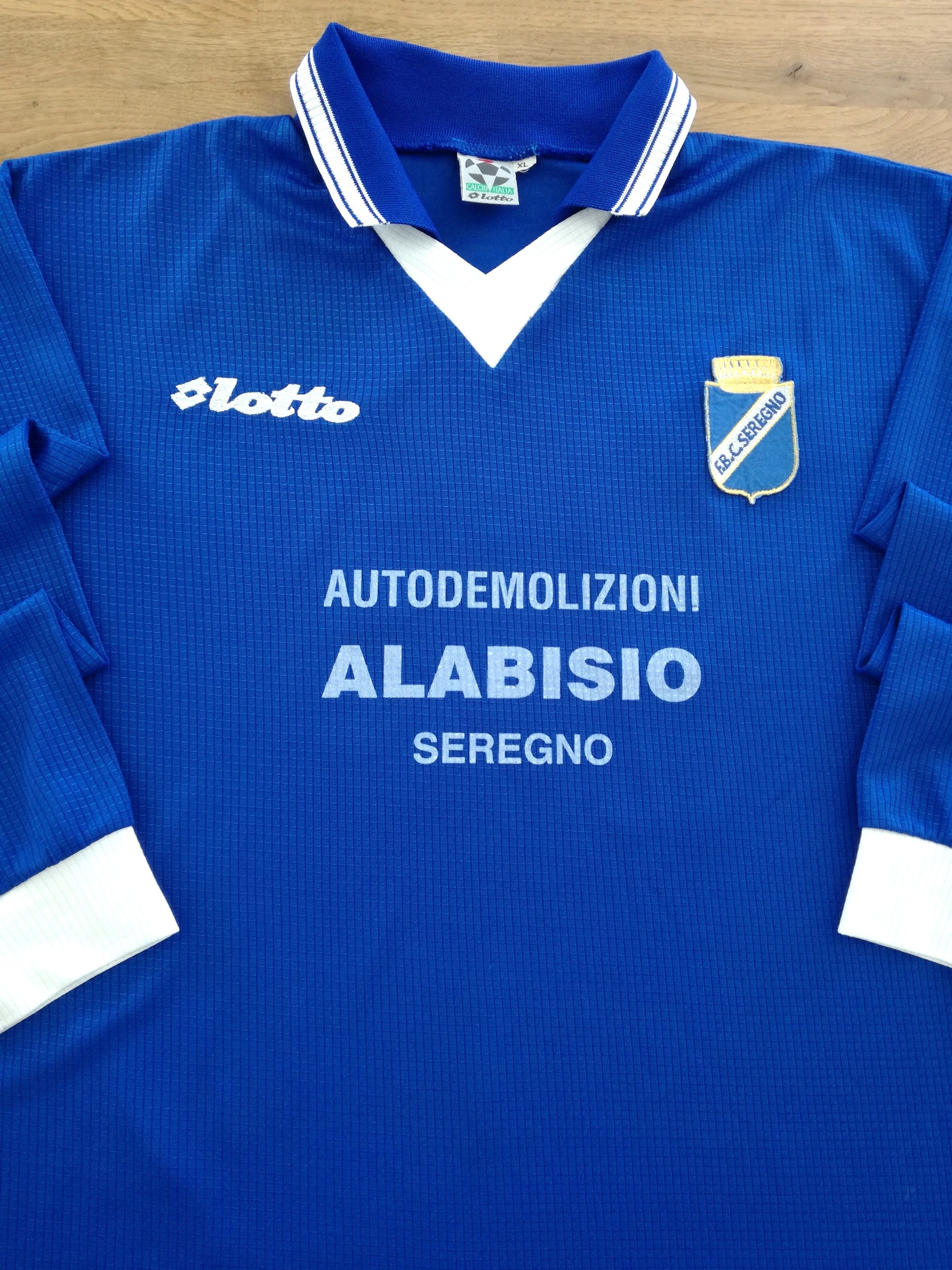 1997/98 Seregno Home Player Issue Long Sleeve Football Shirt