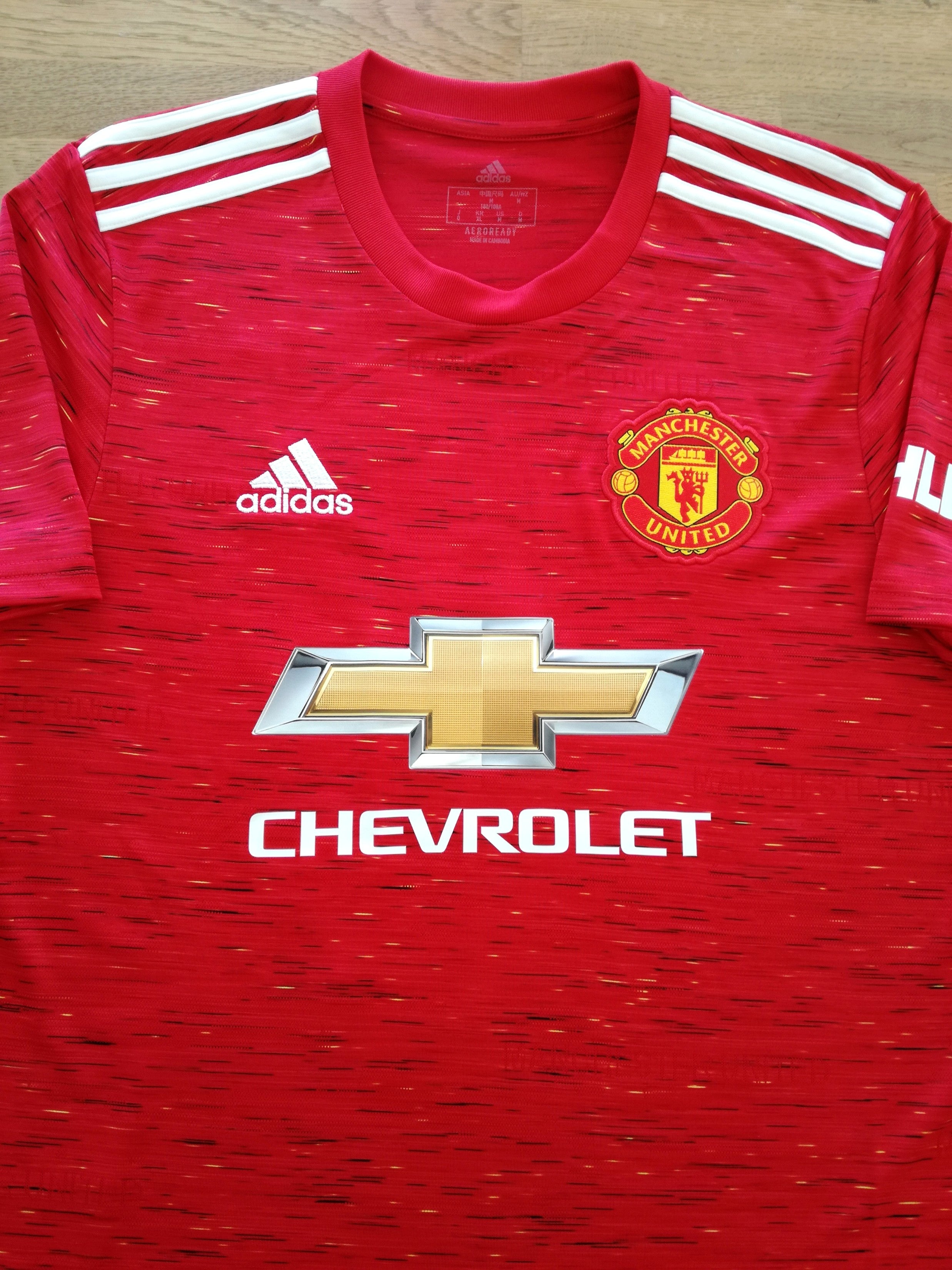 2020/21 Man Utd Home Football Shirt