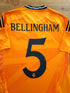 2024/25 Real Madrid Away Football Shirt Bellingham #5