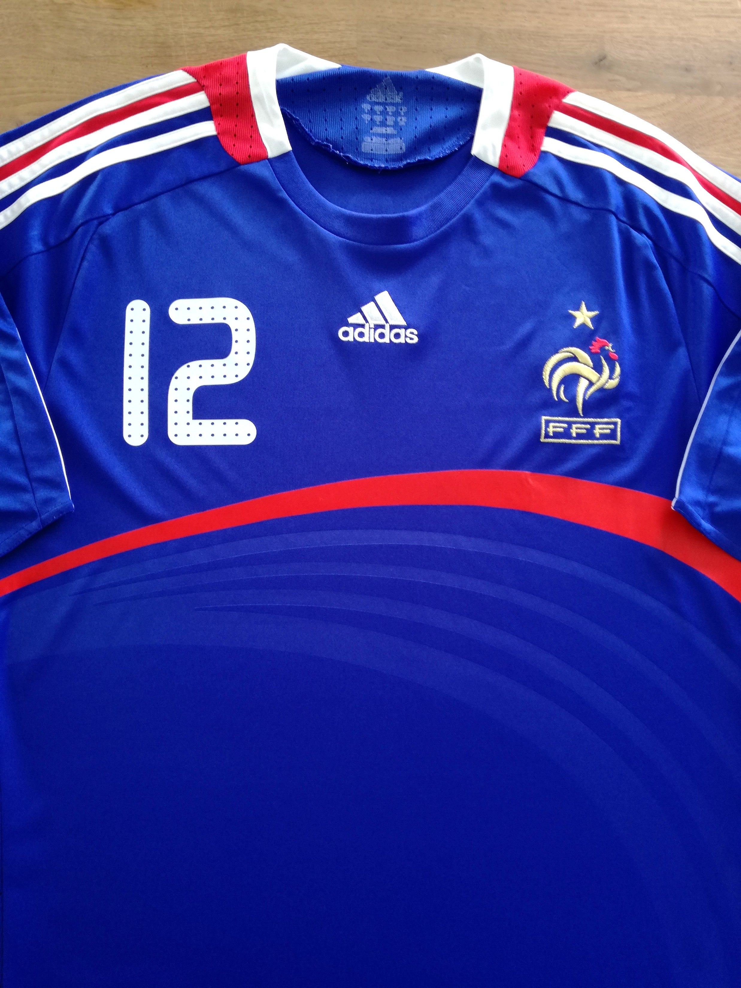 2007/08 France Home Football Shirt Henry #12