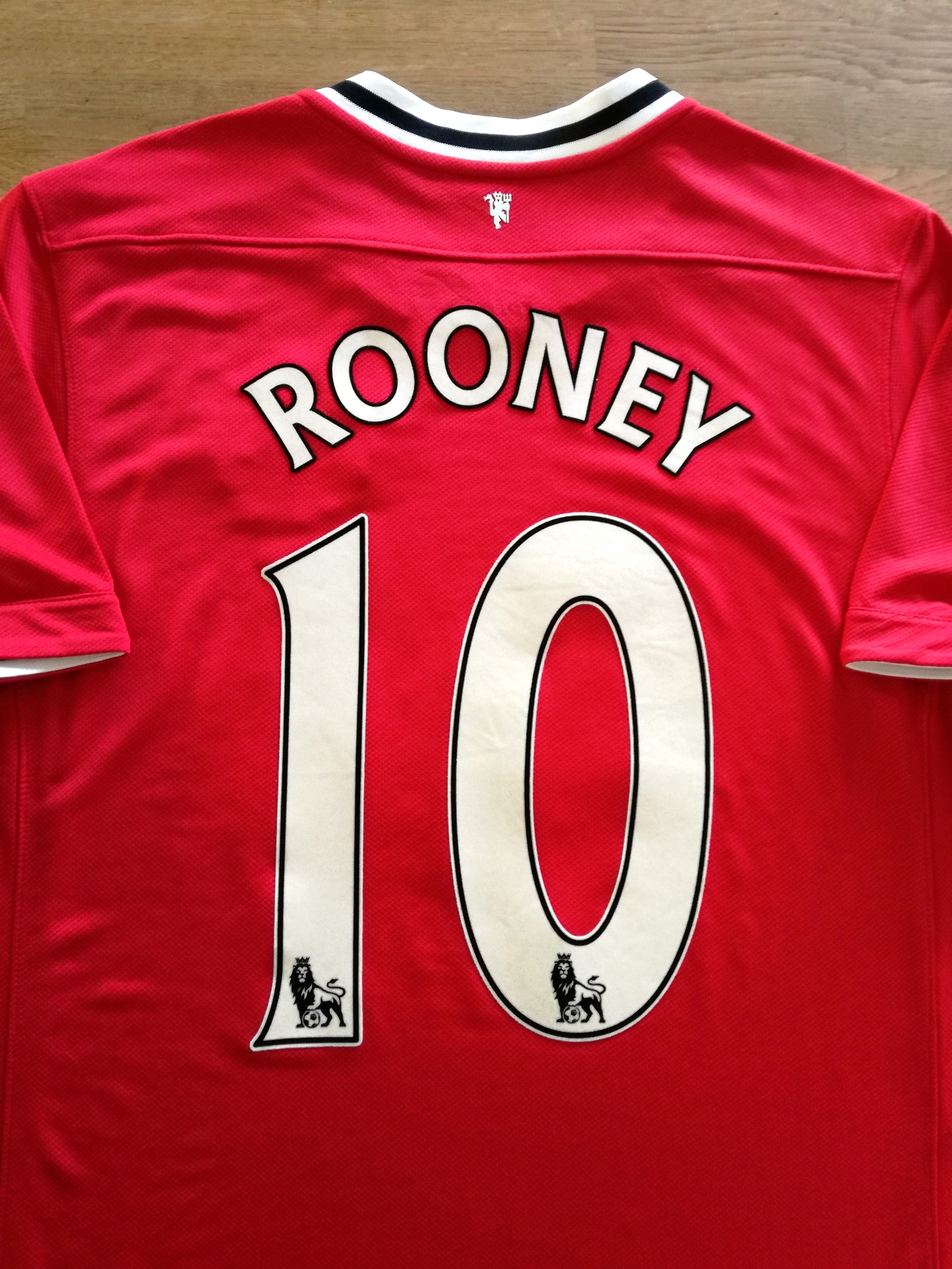 2011/12 Man Utd Home Premier League Football Shirt Rooney #10