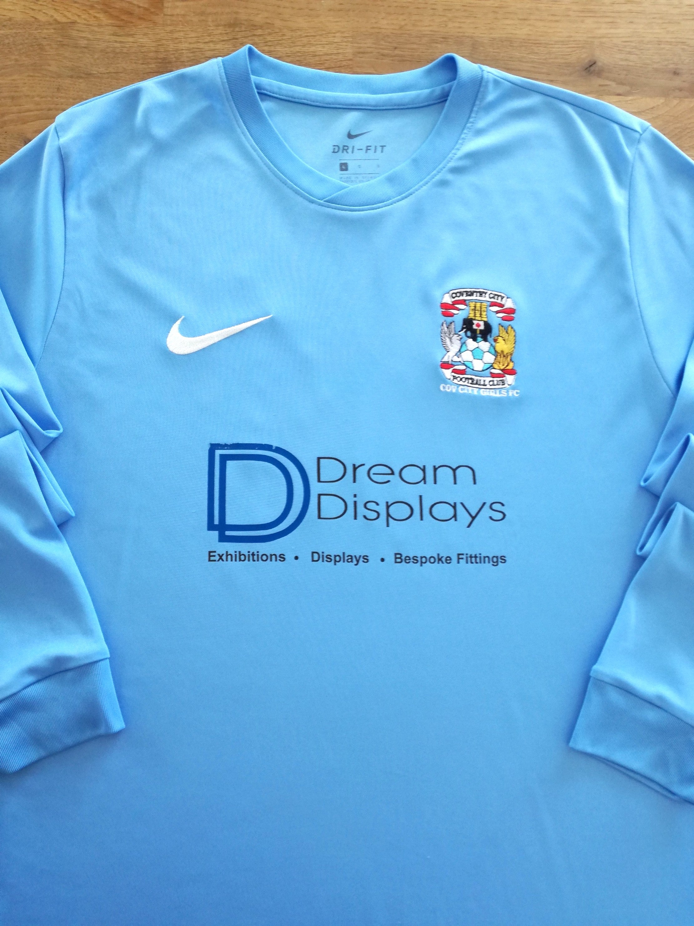 2019/20 Coventry City Girls Home Long Sleeve Football Shirt #14
