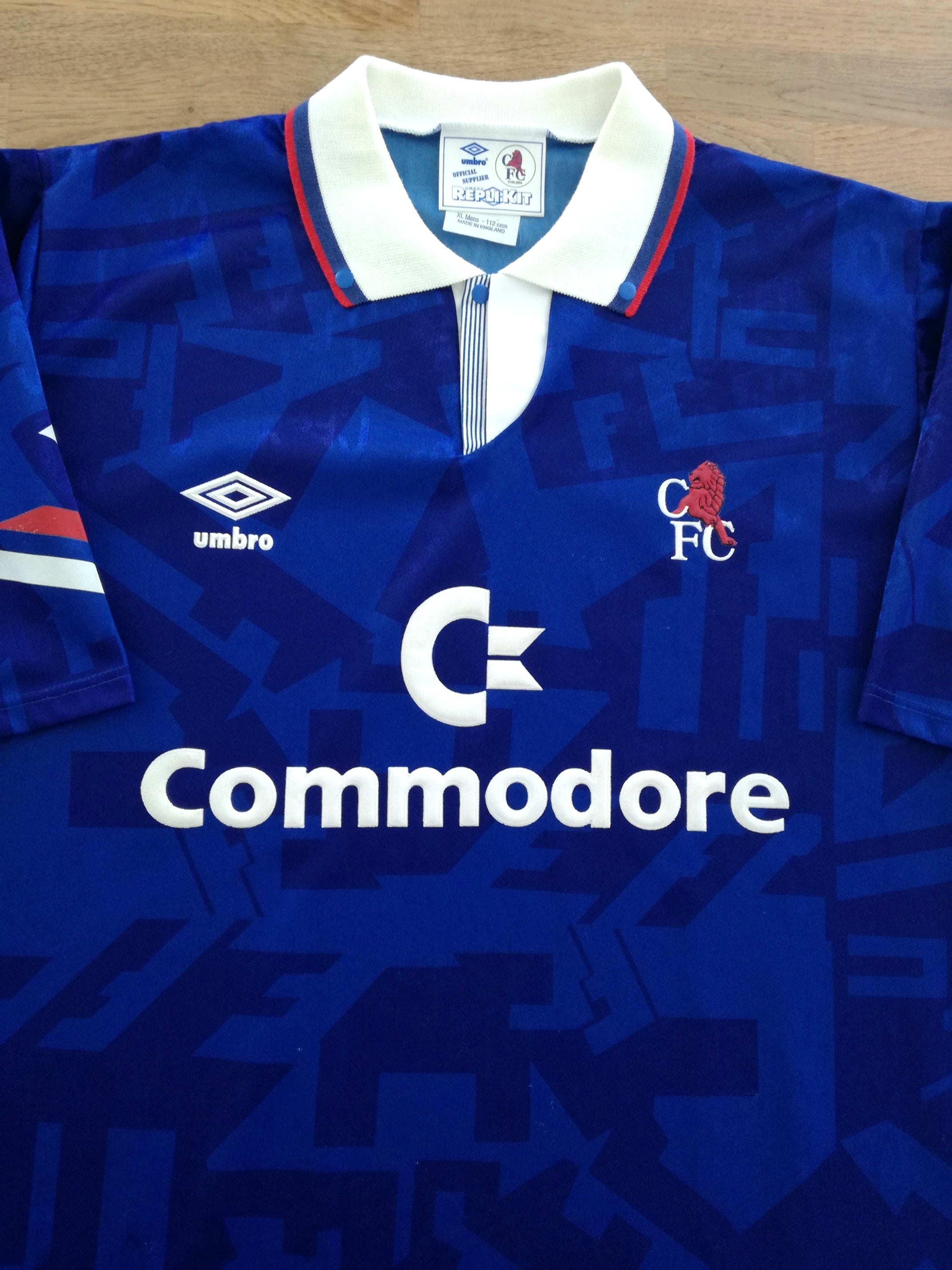 1991/92 Chelsea Home Football Shirt #4