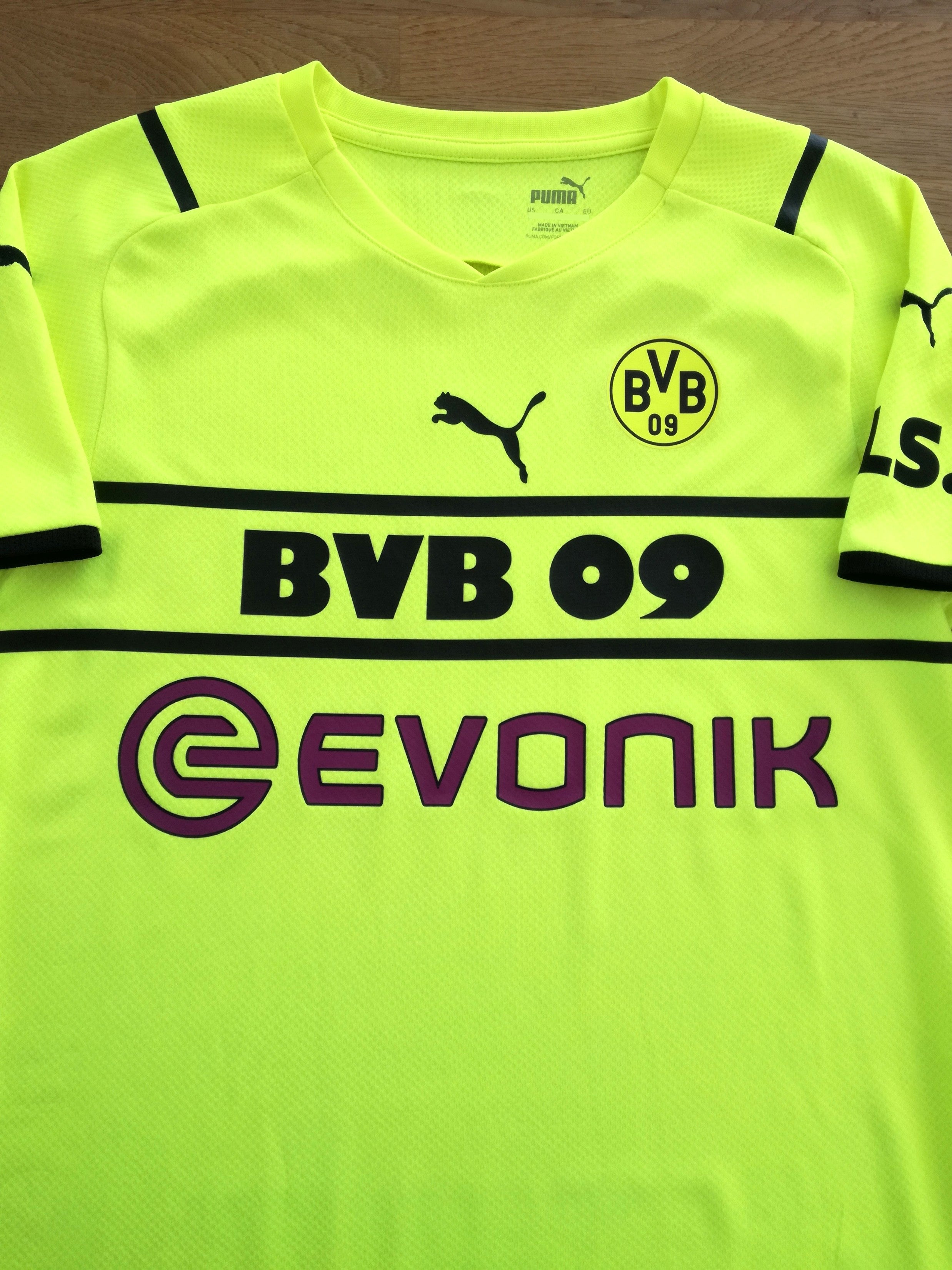 2021/22 Borussia Dortmund European Home Football Shirt
