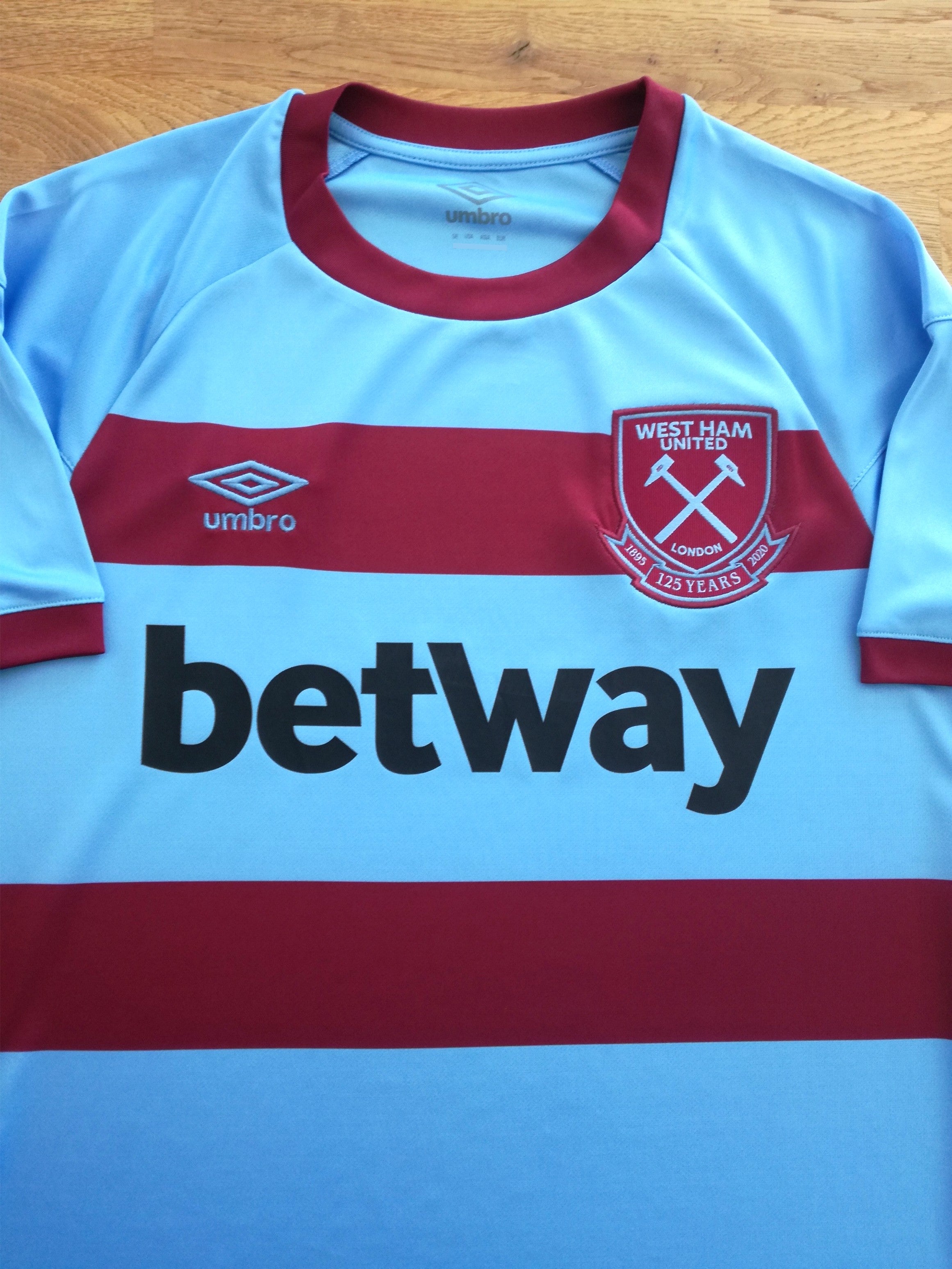 2020/21 West Ham Away '125 Years' Football Shirt (S)