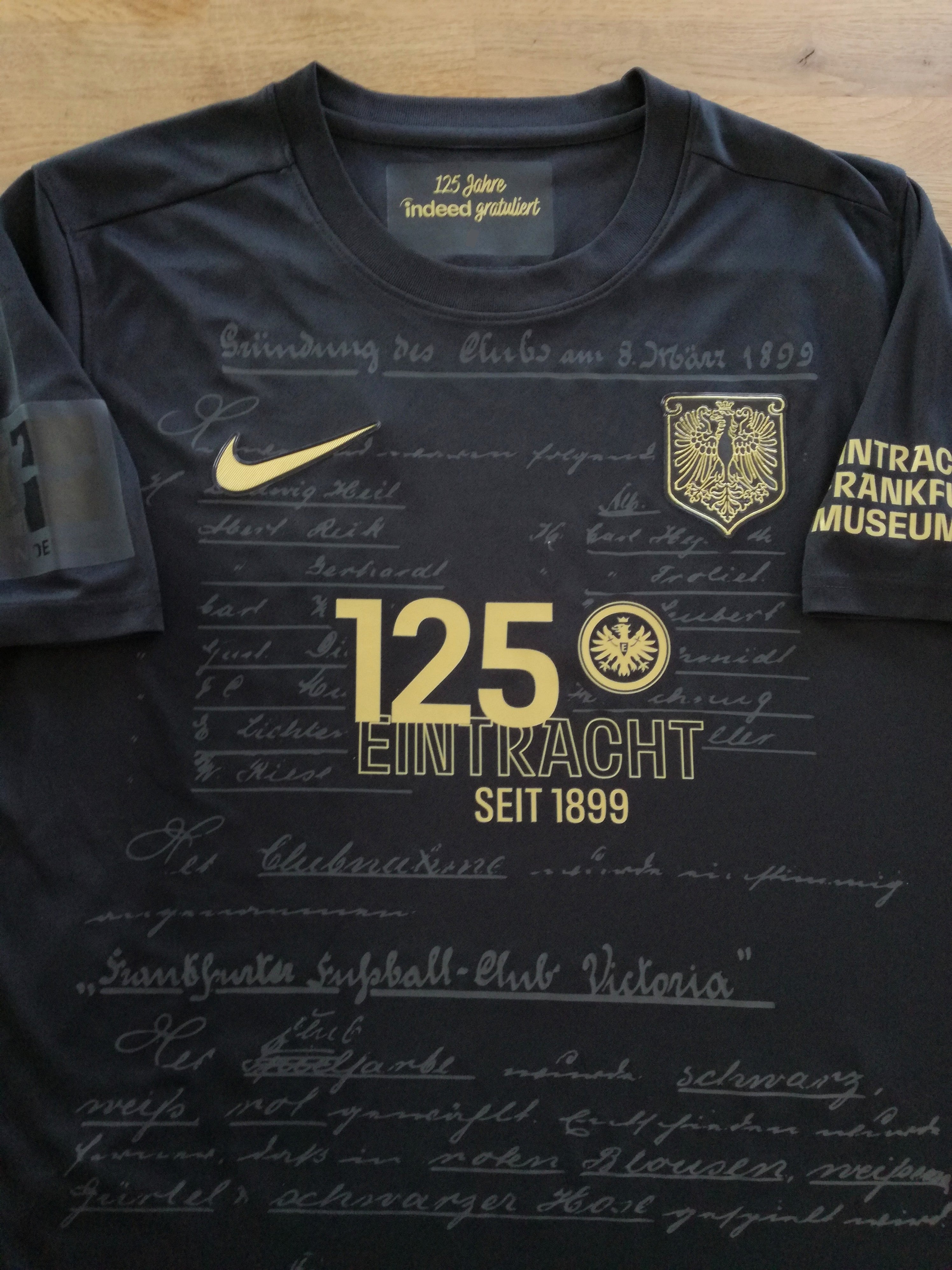 2024 Eintracht Frankfurt 125th Anniversary Football Shirt