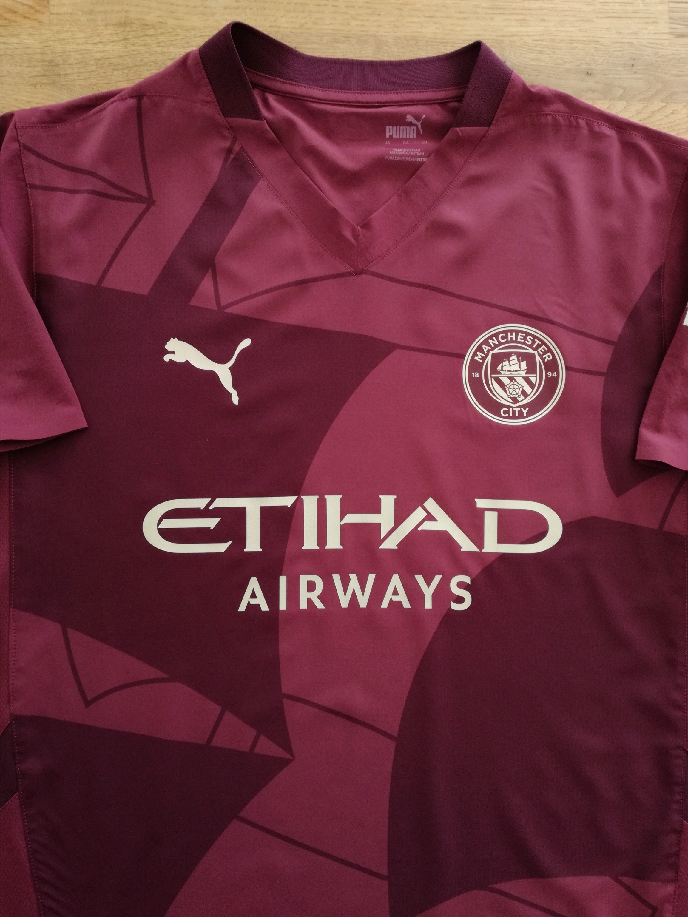 2024/25 Man City 3rd Authentic Football Shirt