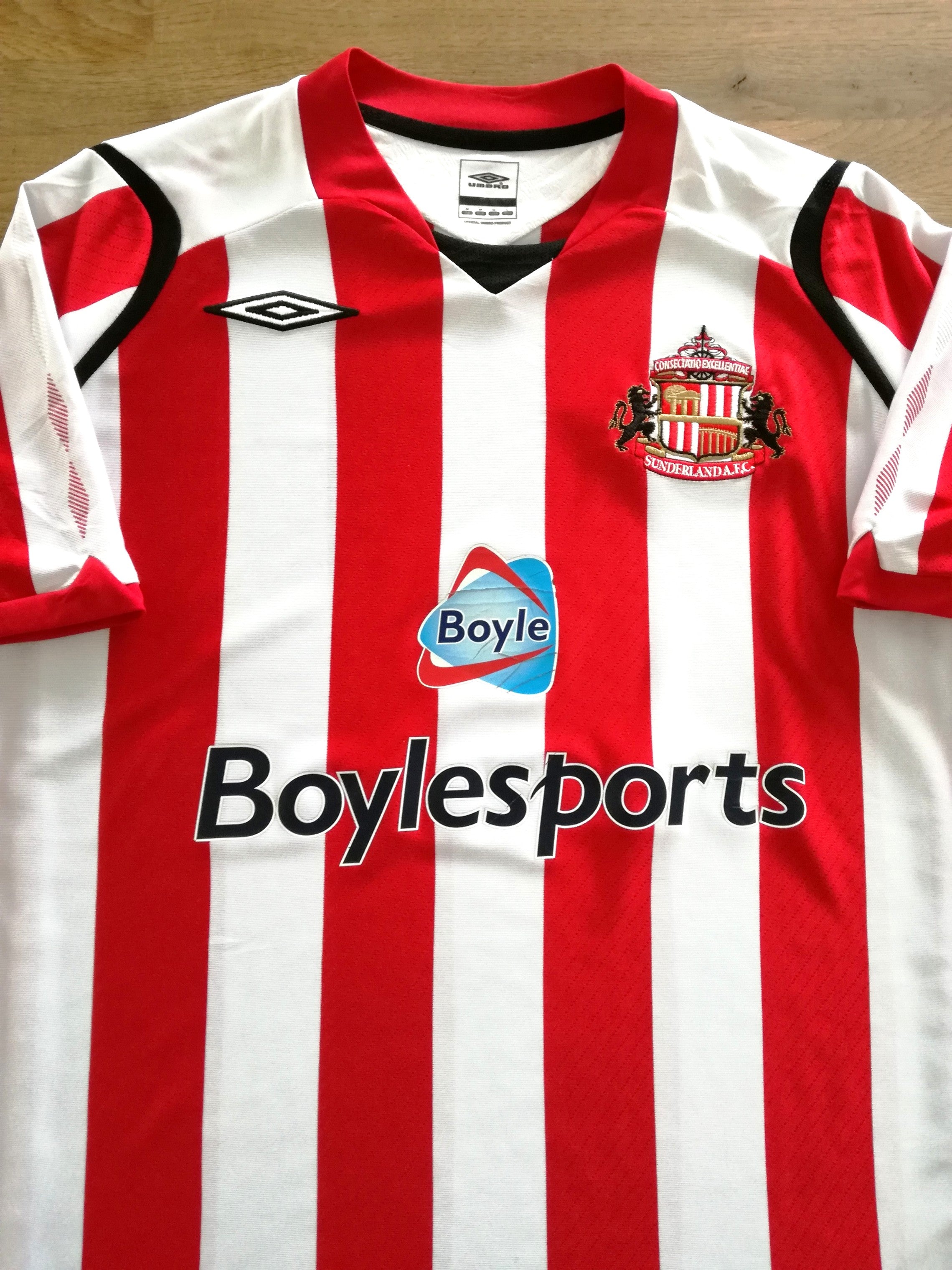 2008/09 Sunderland Home Football Shirt (L)