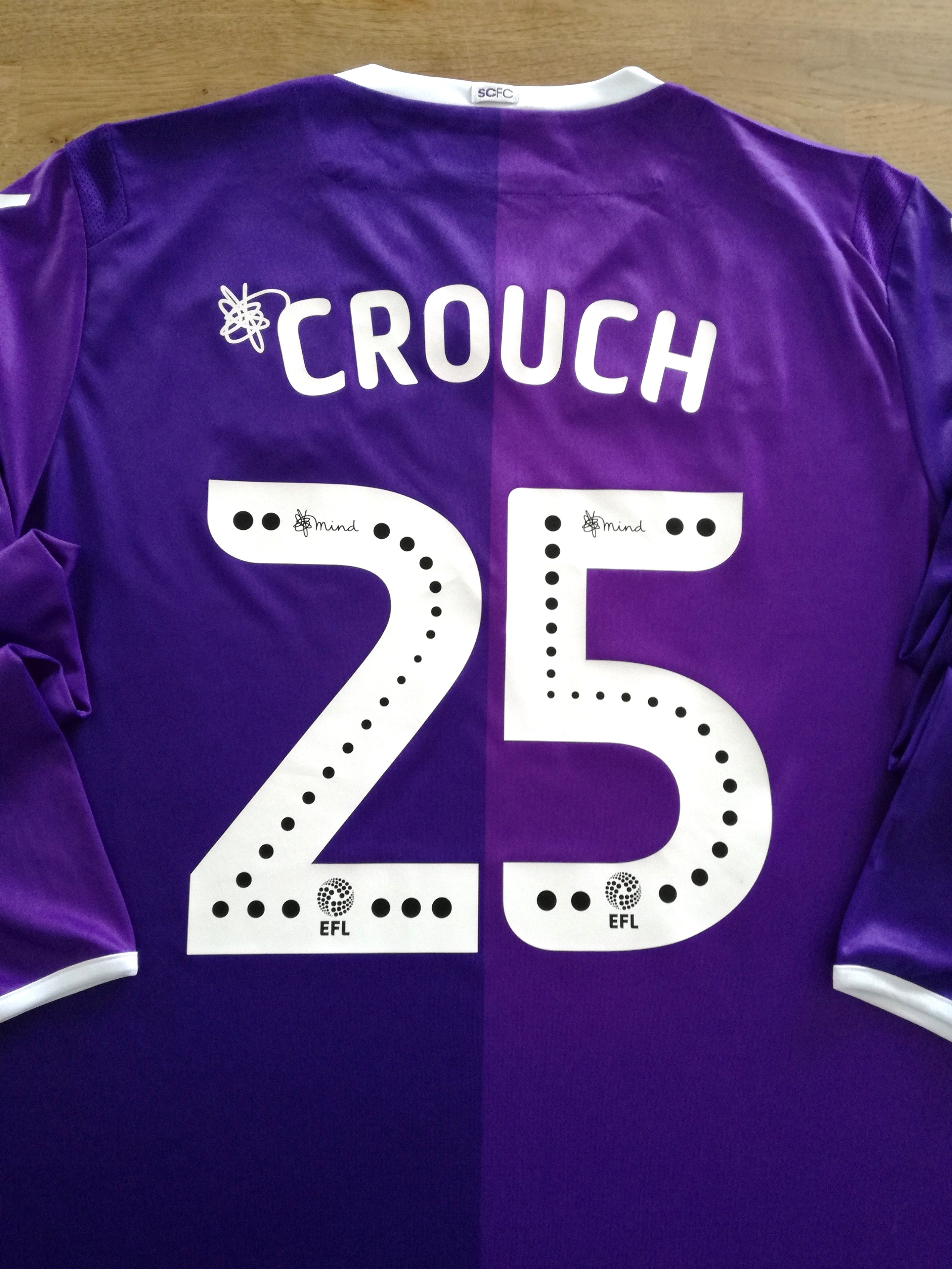 2018/19 Stoke City Away Long Sleeve Football League Shirt Crouch #25
