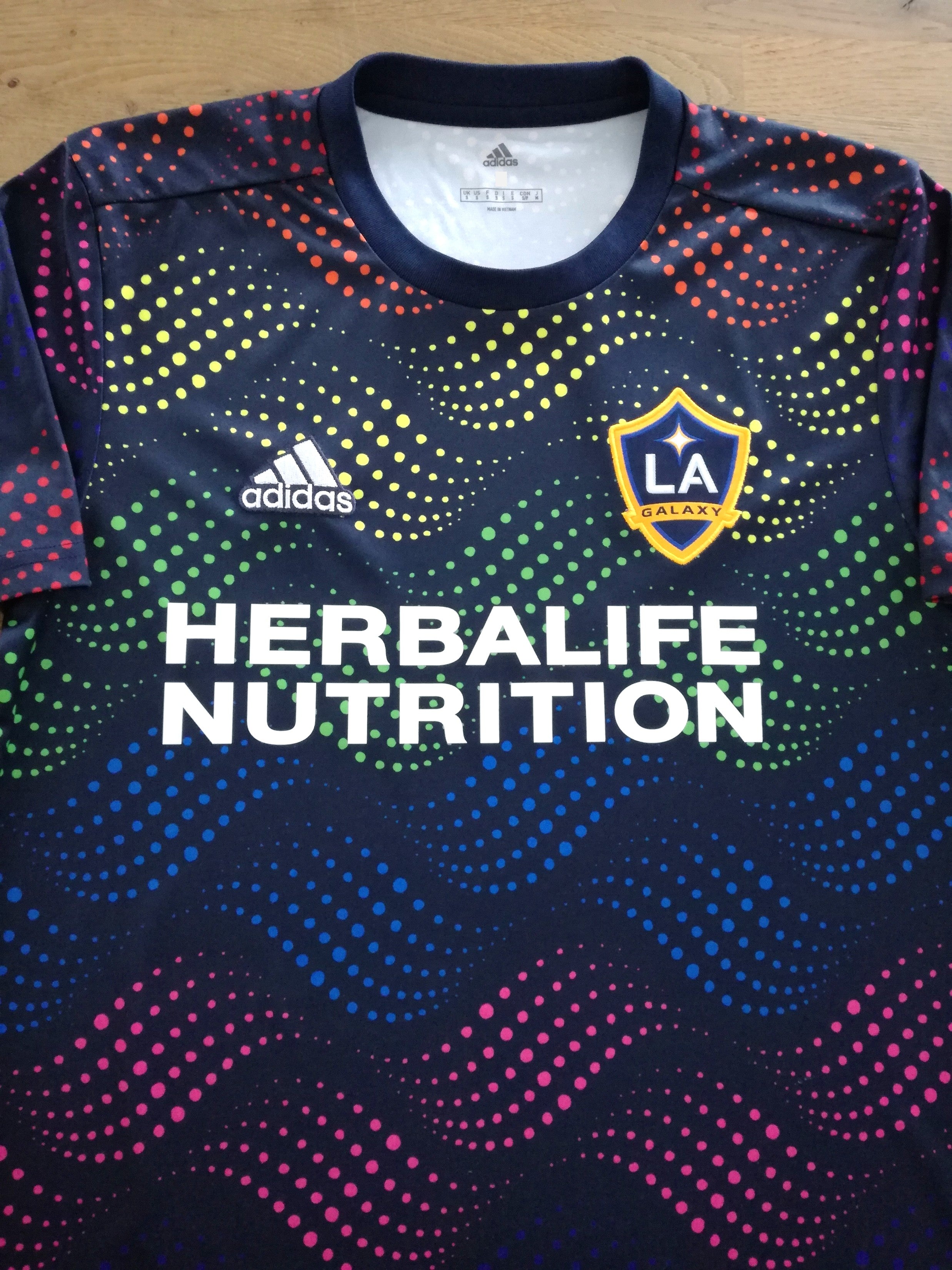 2019 LA Galaxy 'Pride' Warm-Up Shirt