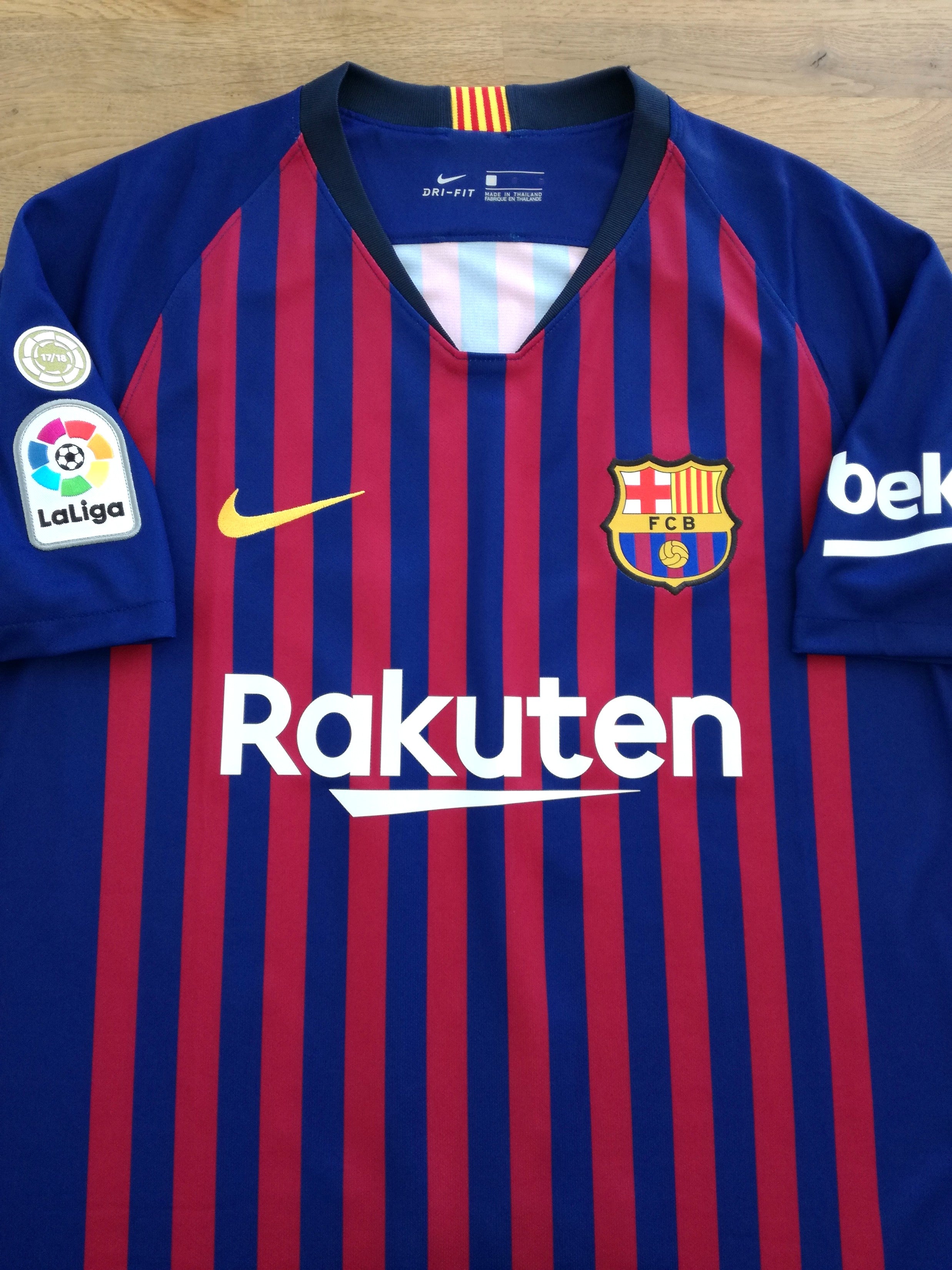 2018/19 Barcelona Home La Liga Football Shirt
