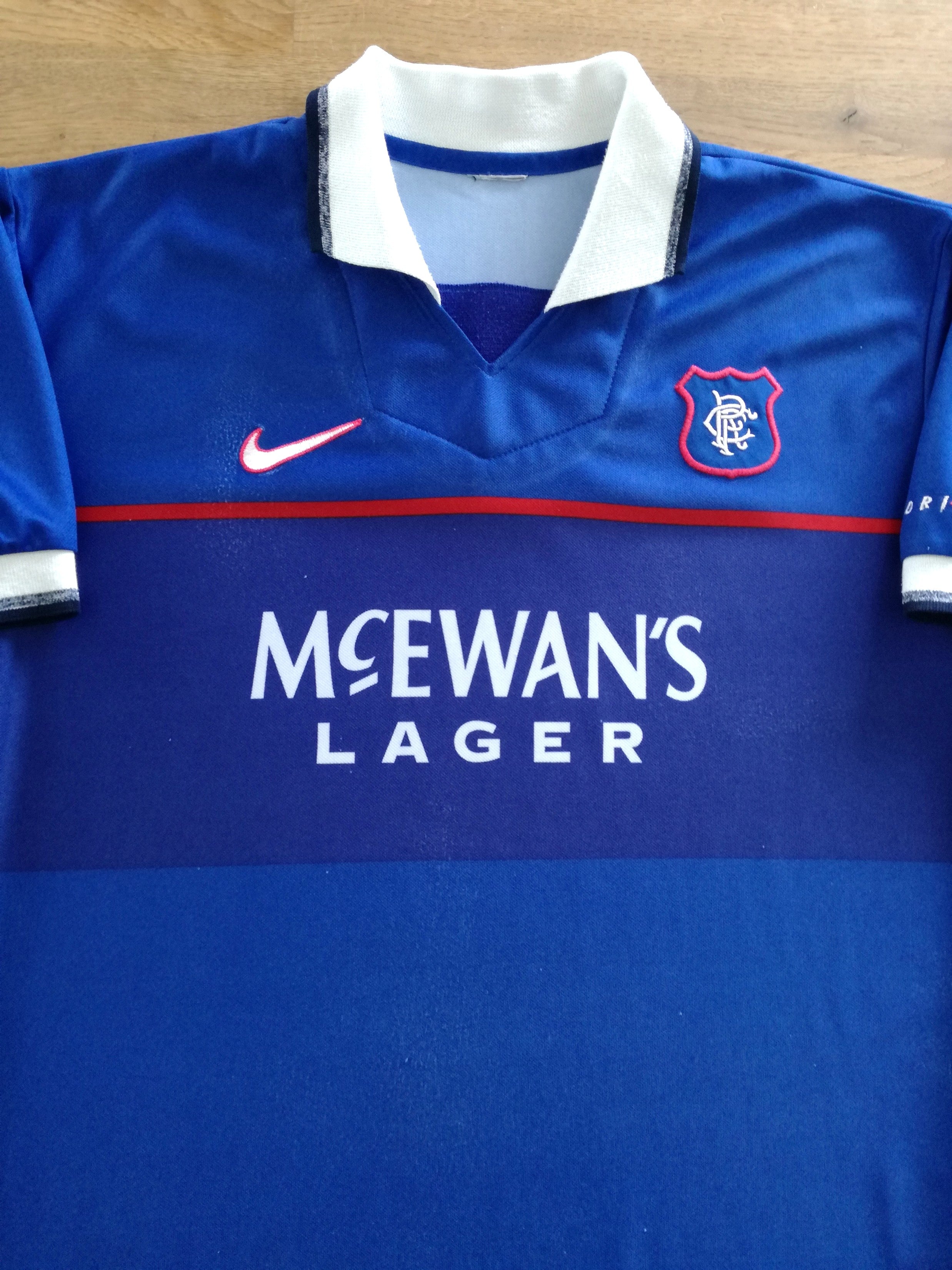 1997/98 Rangers Home Football Shirt (M)