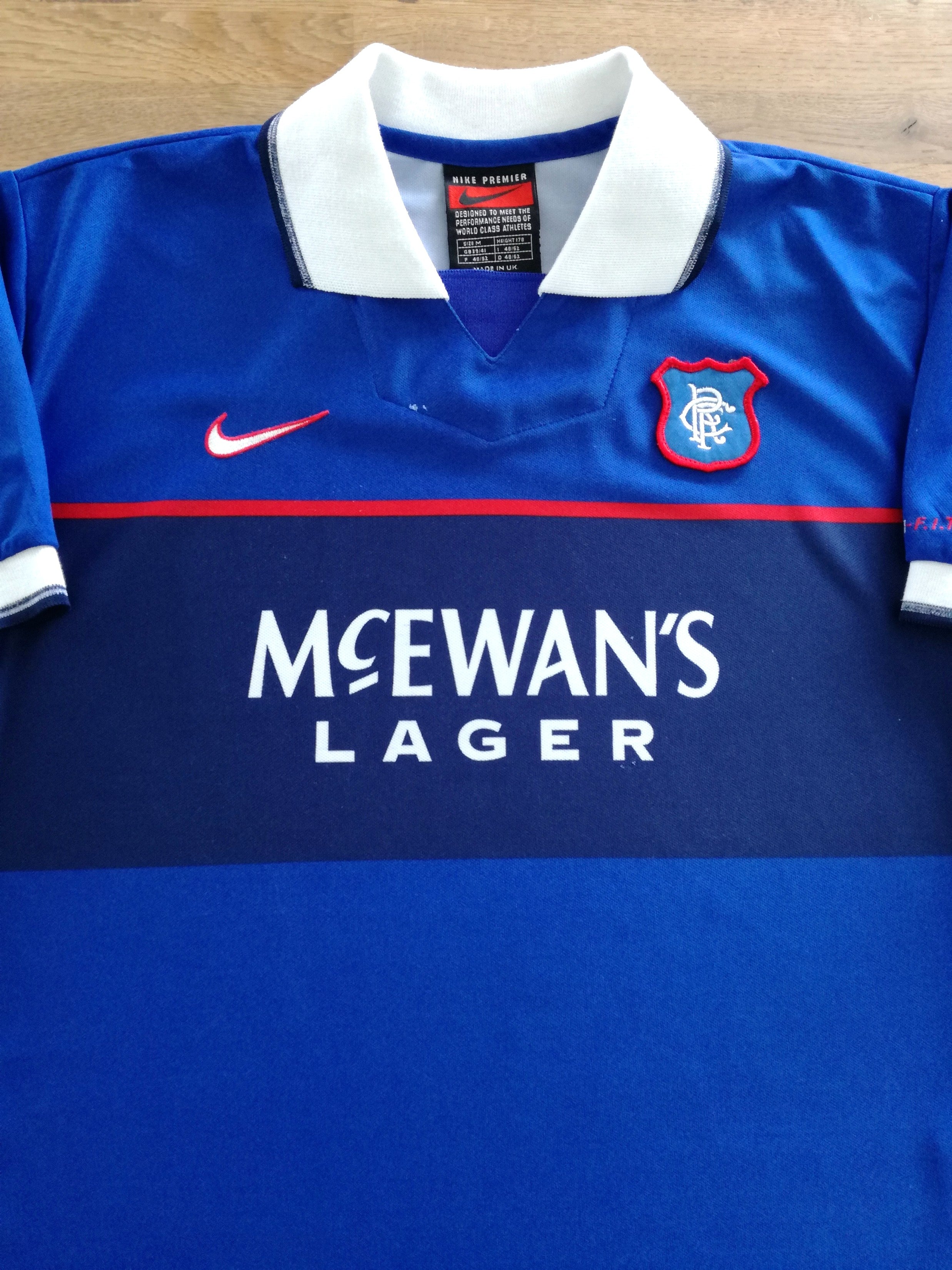 1997/98 Rangers Home Football Shirt