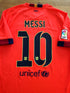 2014/15 Barcelona Away La Liga Football Shirt Messi #10