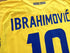2007/08 Sweden Home Football Shirt Ibrahimović #10 (L) *BNWT*