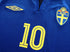 2004/05 Sweden Away Football Shirt Ibrahimović #10 (L)