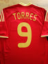 2009 Spain Home Football Shirt Torres #9