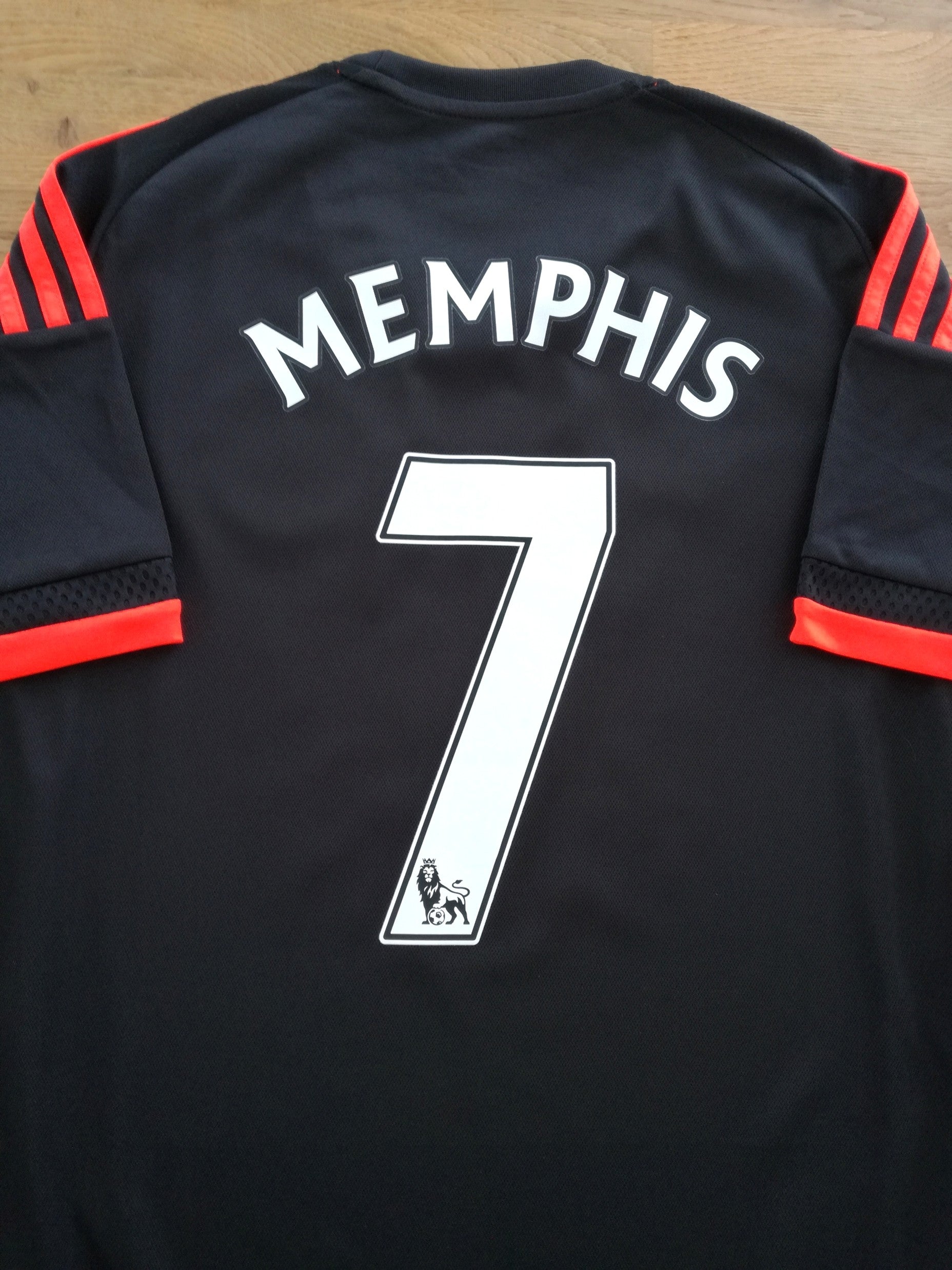 2015/16 Man Utd 3rd Premier League Football Shirt Memphis #7