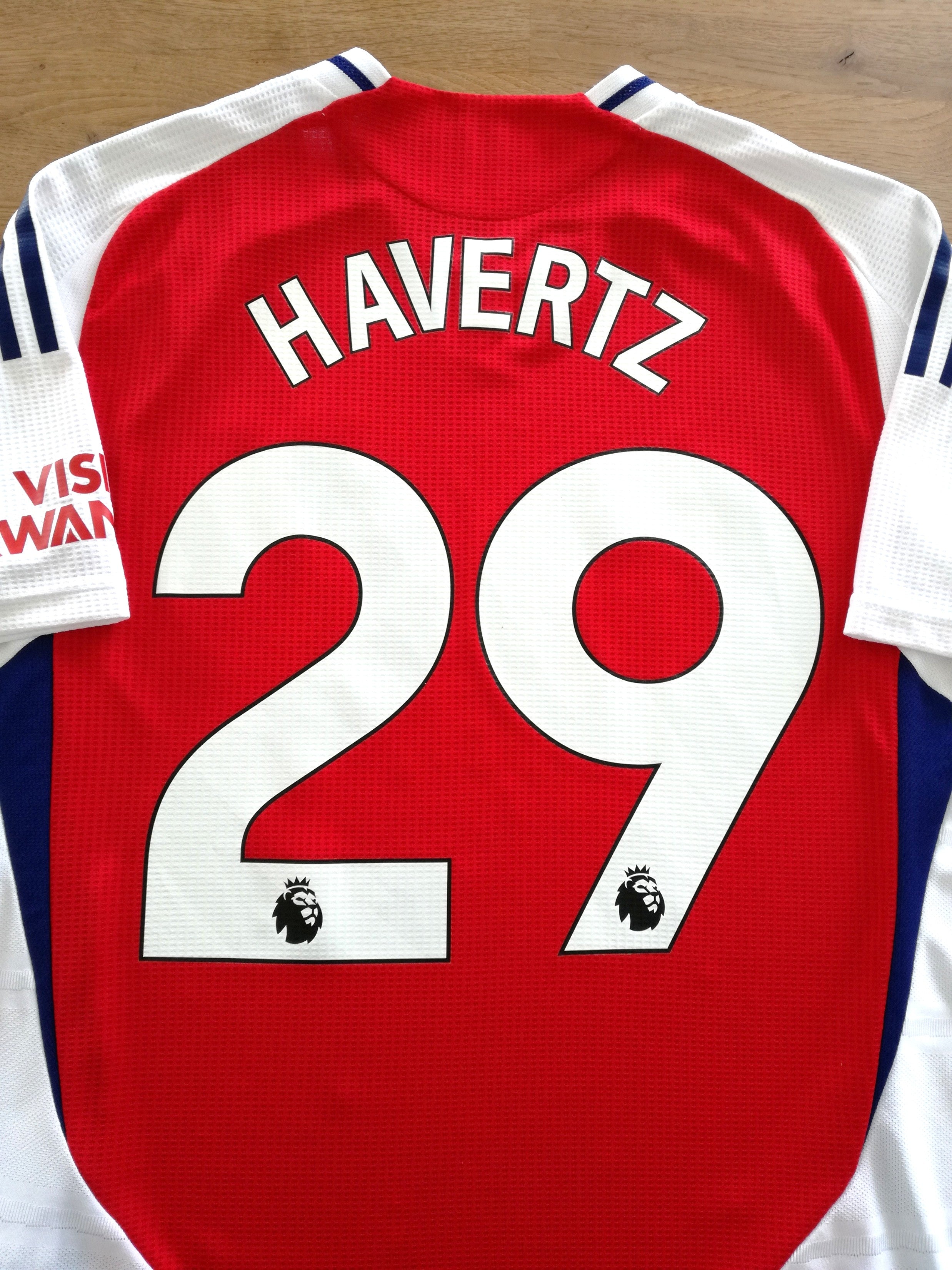 2024/25 Arsenal Home Premier League Authentic Football Shirt Havertz #29 (L)