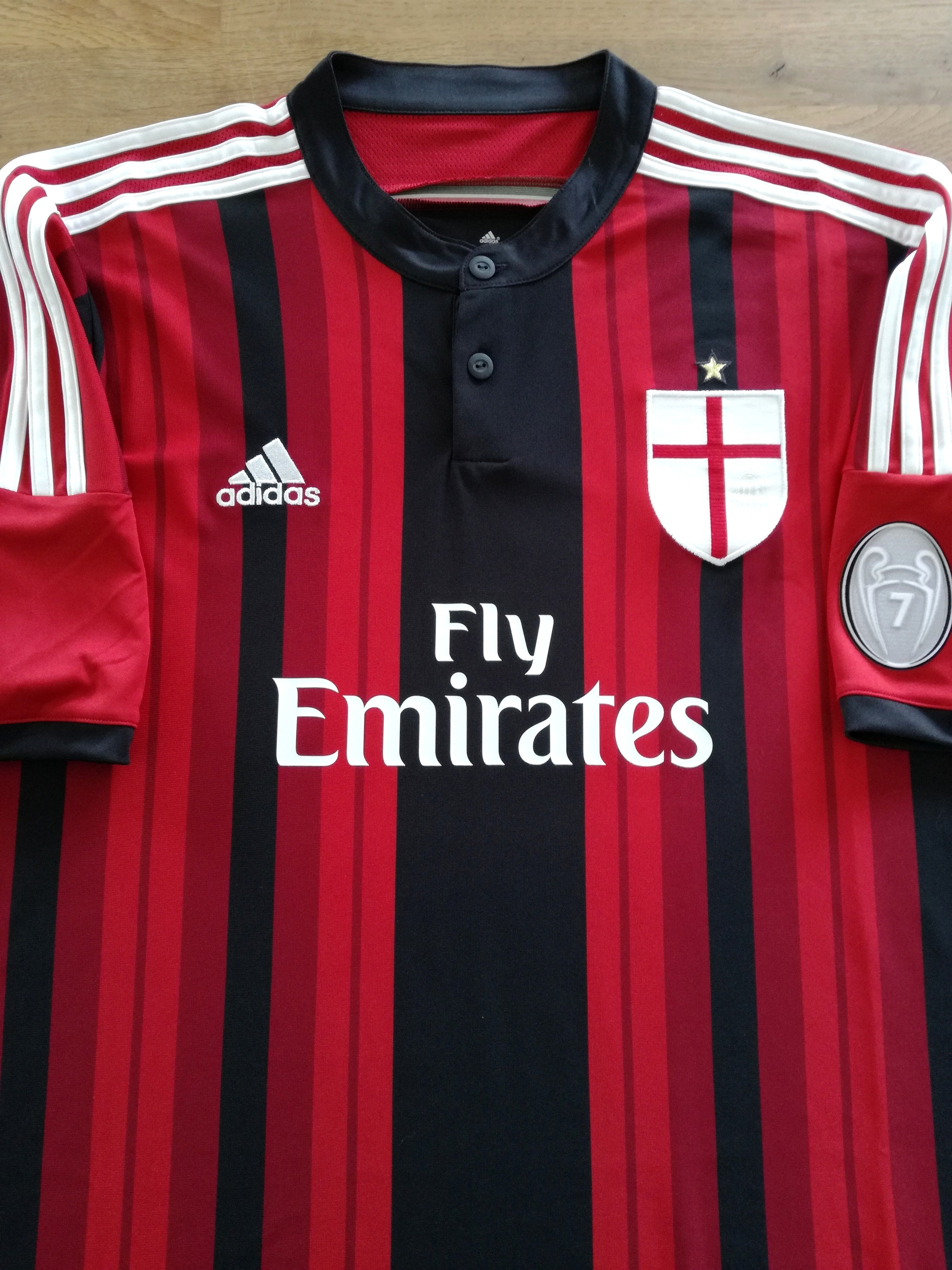 2014/15 AC Milan Home Football Shirt