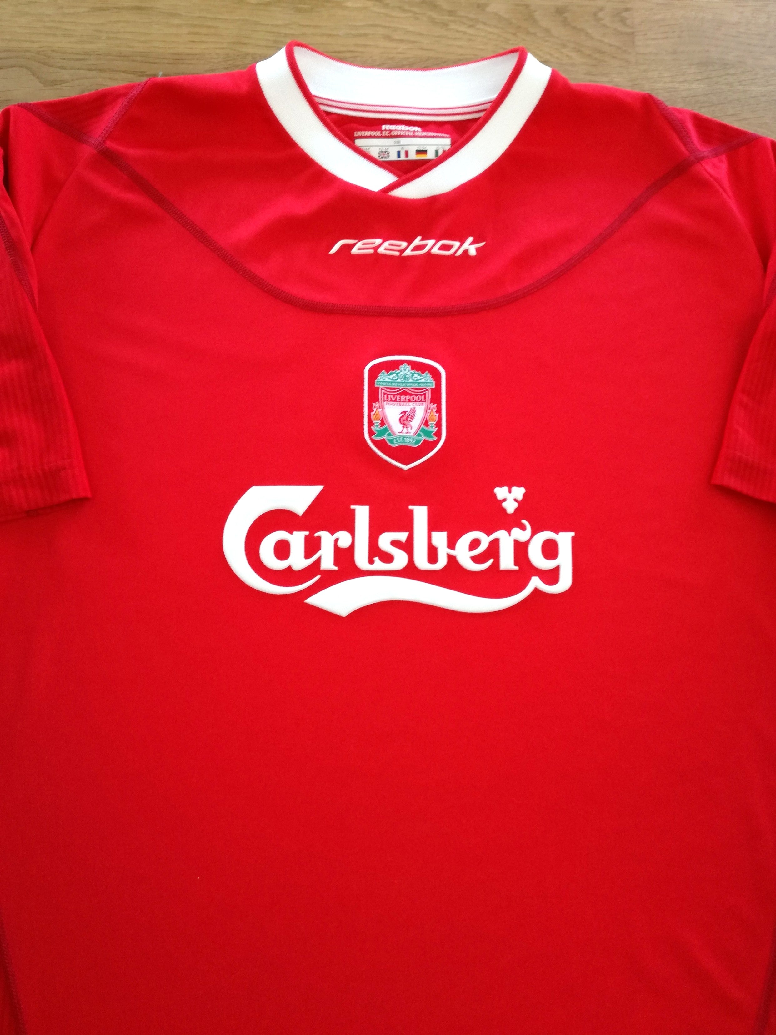 2002/03 Liverpool Home Football Shirt