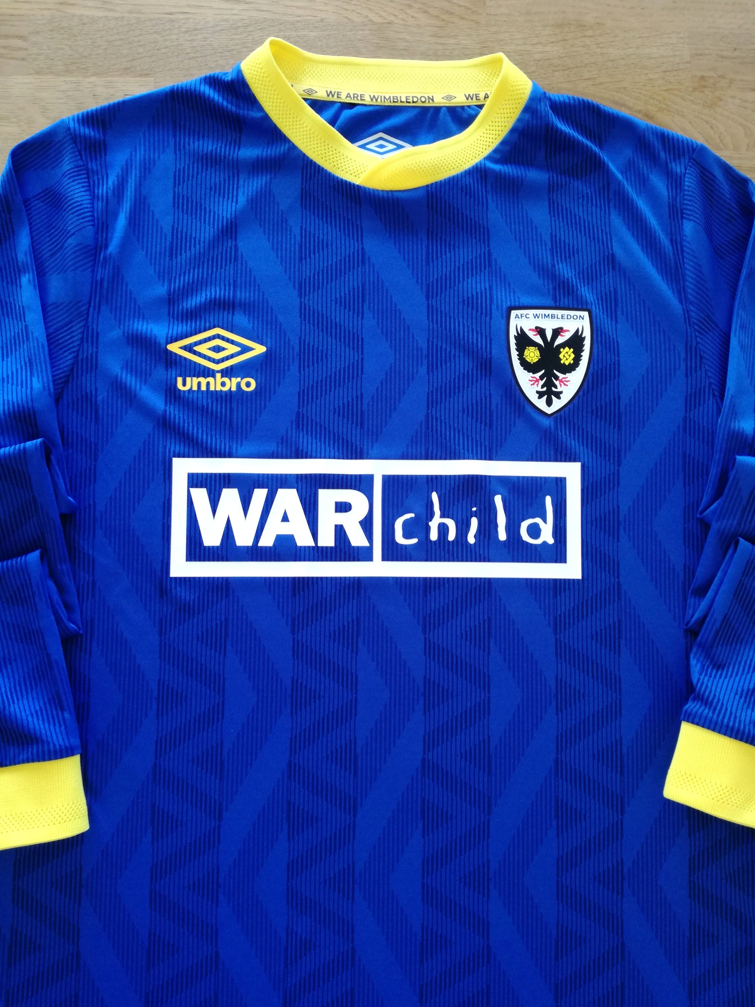 2024/25 AFC Wimbledon Home Long Sleeve Football Shirt
