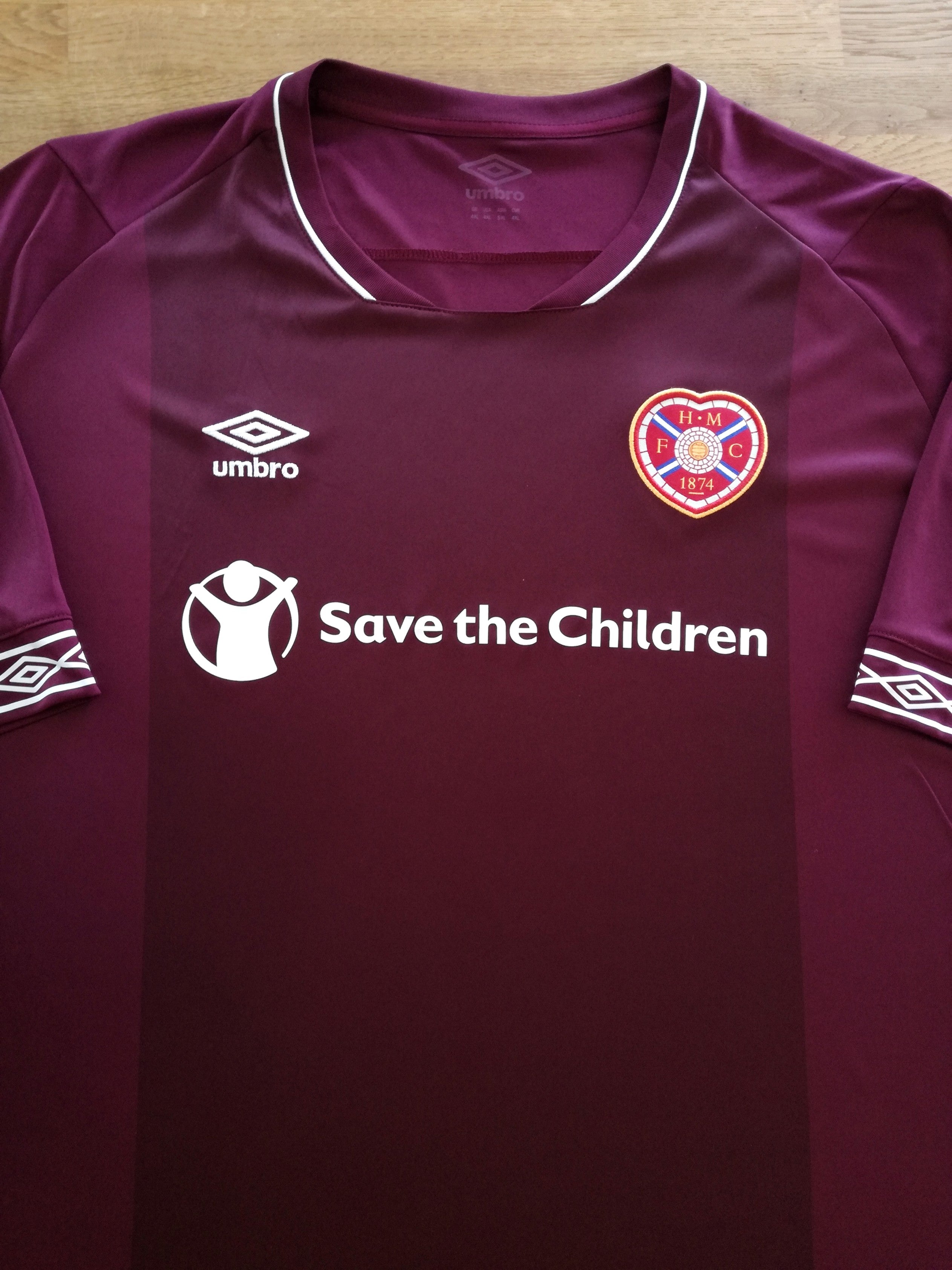 2018/19 Hearts Home Football Shirt