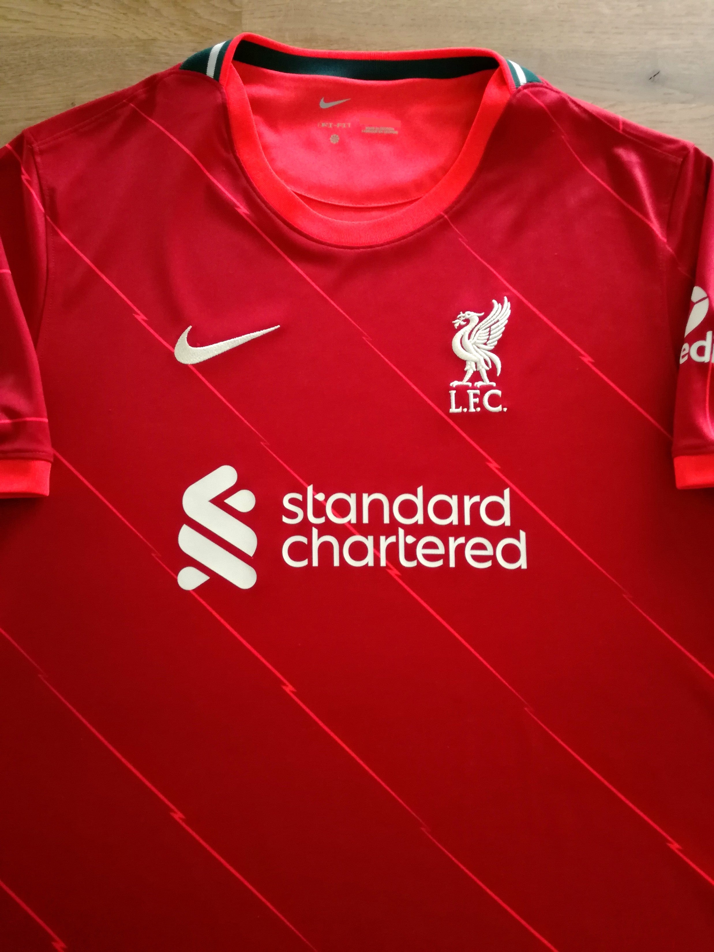 2021/22 Liverpool Home Football Shirt