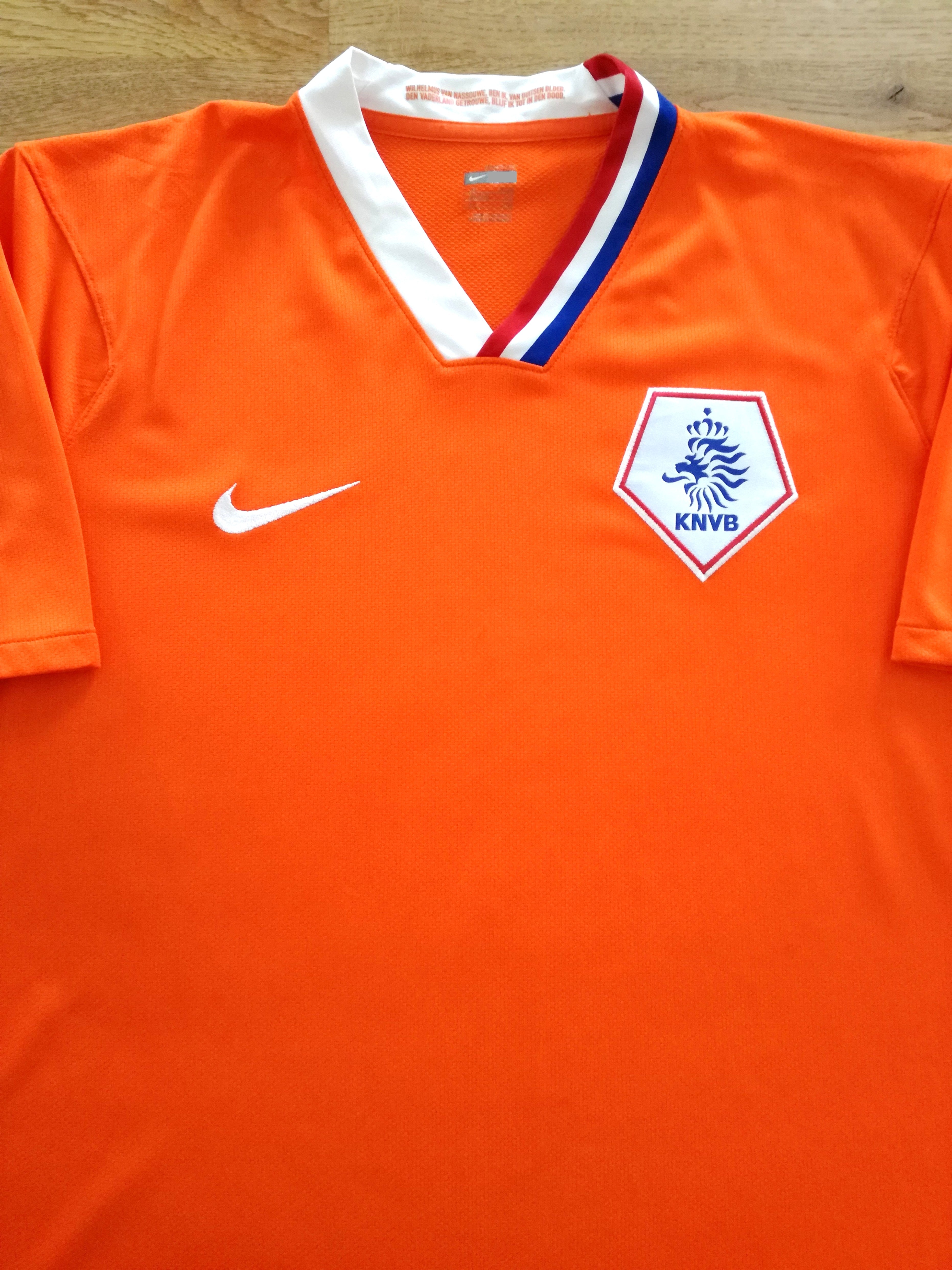 2008/09 Netherlands Home Football Shirt