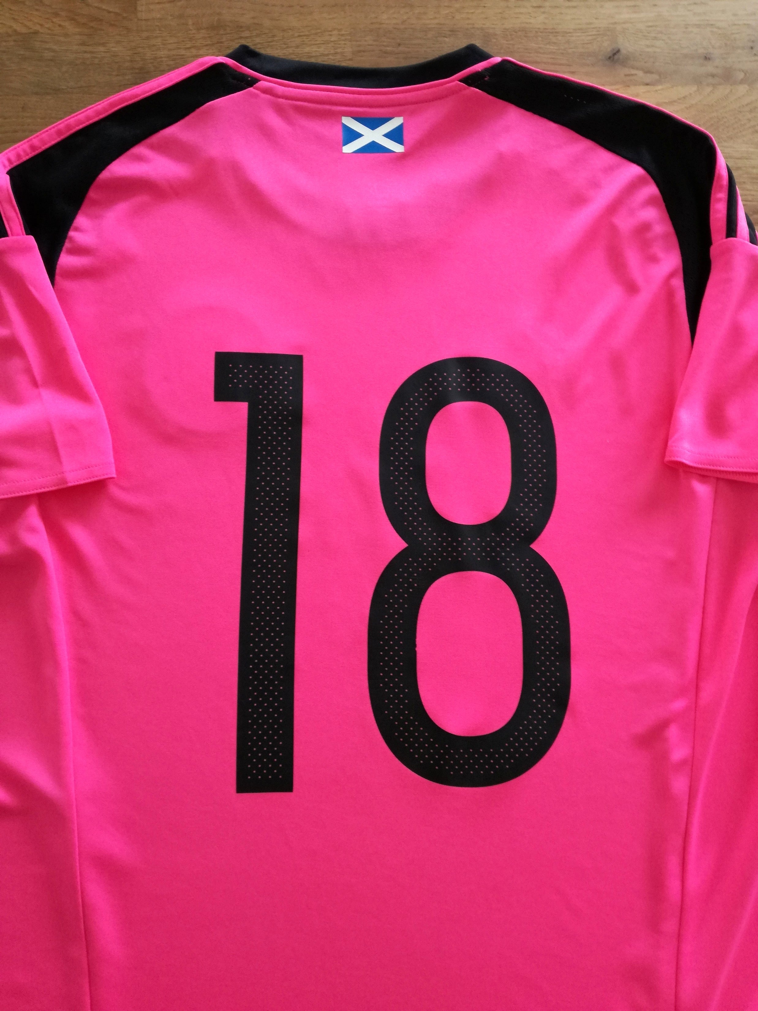 2016/17 Scotland Away Match Issue Football Shirt #18