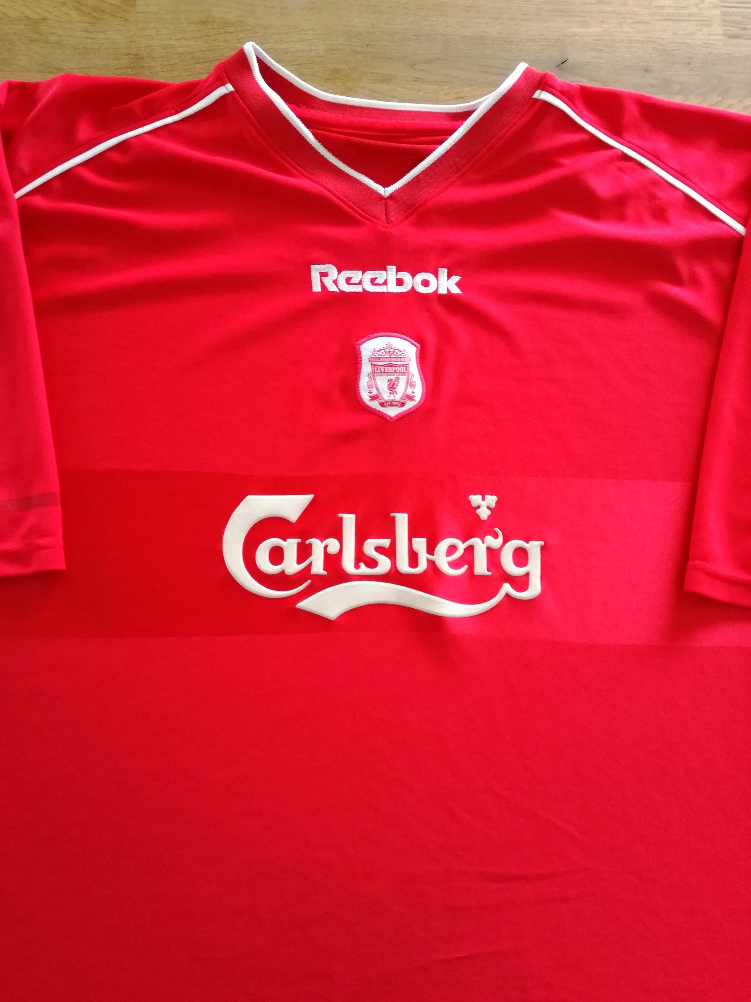 2000/01 Liverpool Home Football Shirt