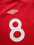 2010 England Away Football Shirt Lampard #8 (W) (Size 16)