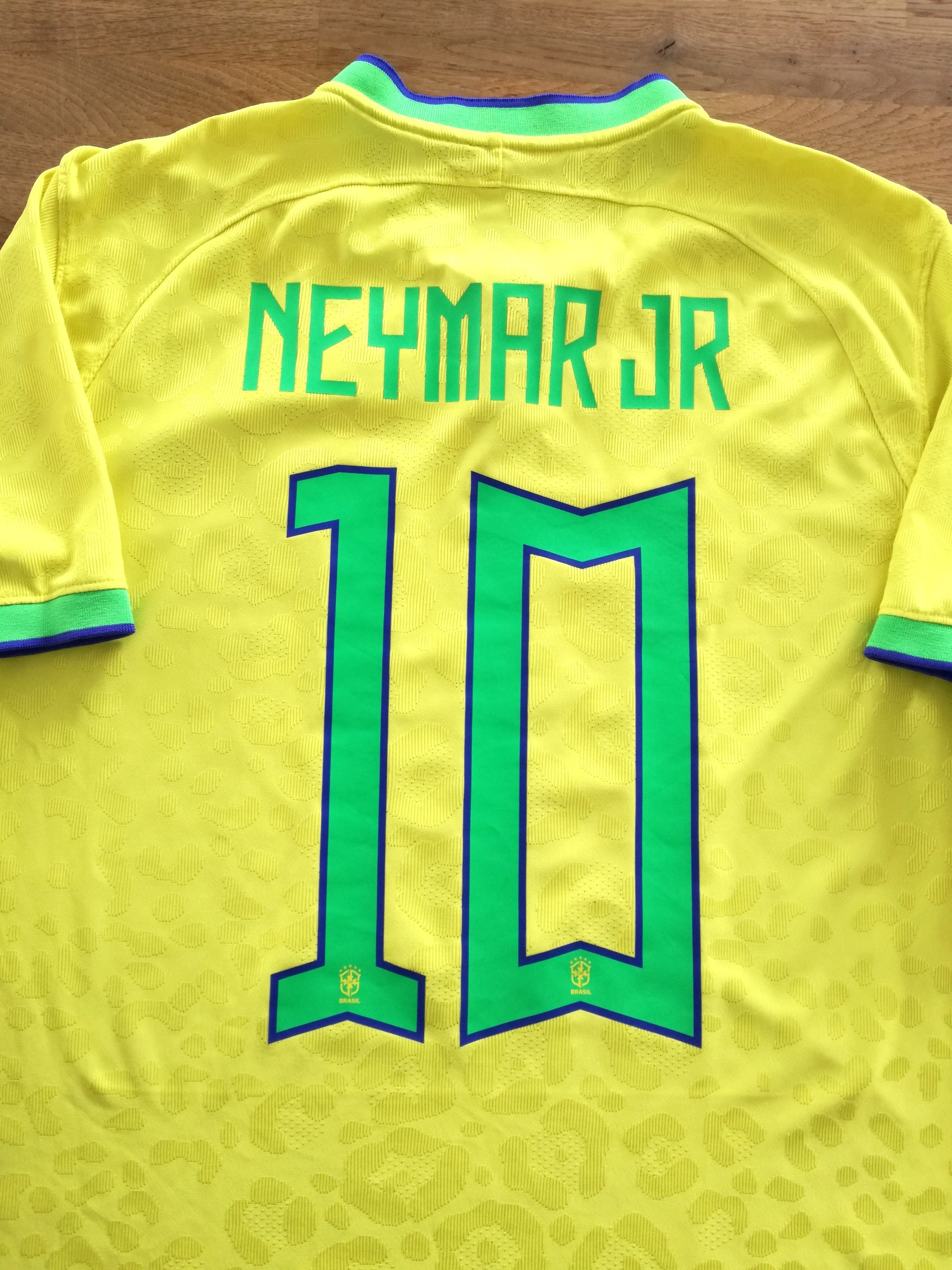 2022/23 Brazil Home Authentic Football Shirt Neymar JR #10